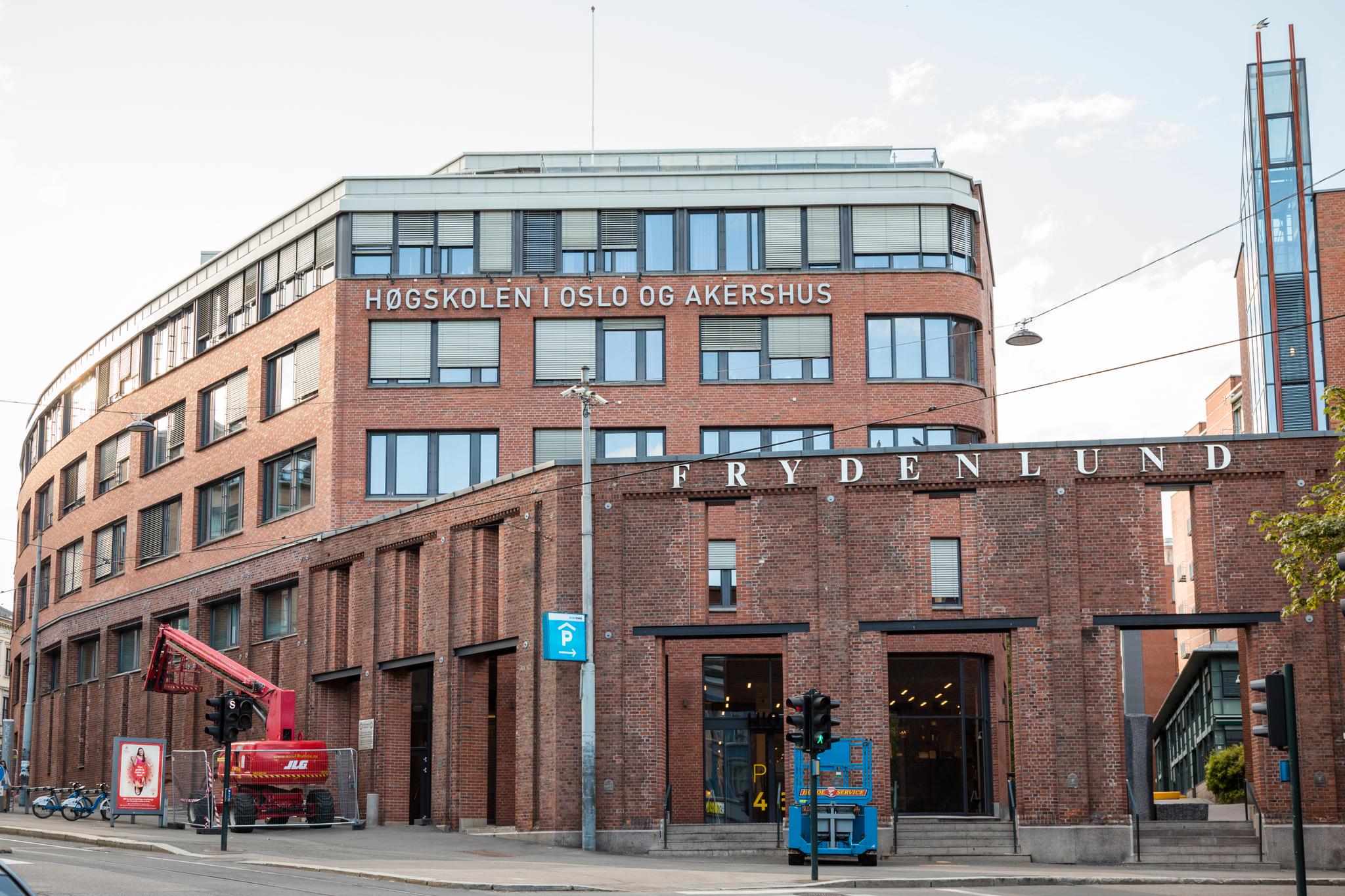Høgskolen i Oslo og Akershus på Bislett i Oslo. Foto: Audun Braastad / NTB scanpix