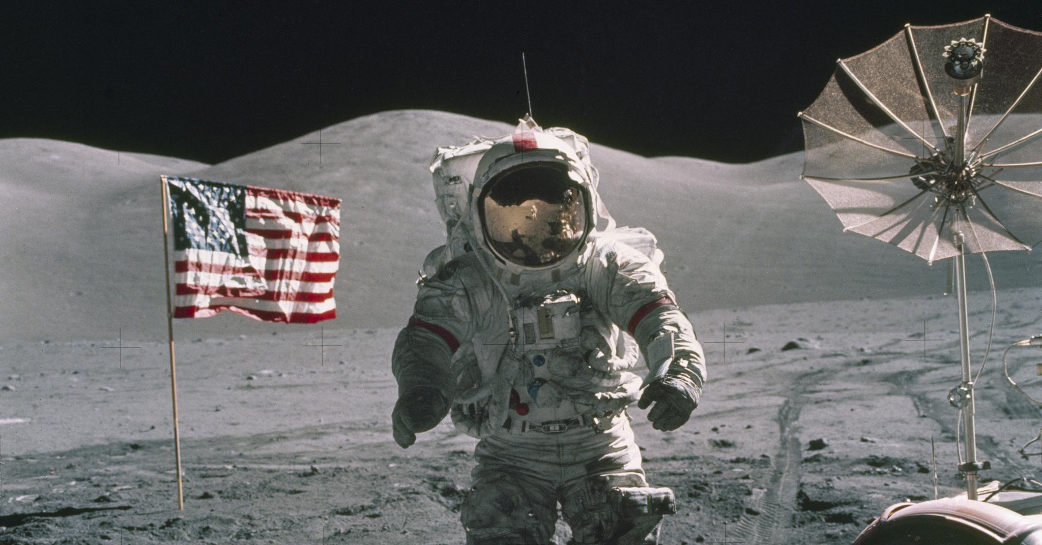 12. desember 1972: Astronaut Eugene Cernan, som døde i 2017, er det siste mennesket som var på Månen. Nasa planlegger å dra tilbake innen 2024.