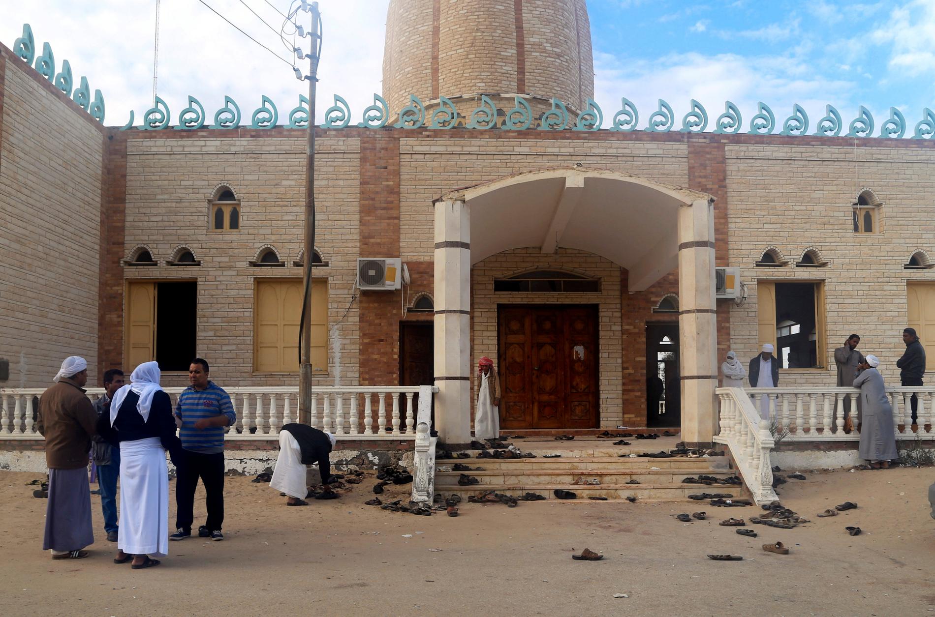 ANGREPET: Moskeen der angrepet skjedde fredag.