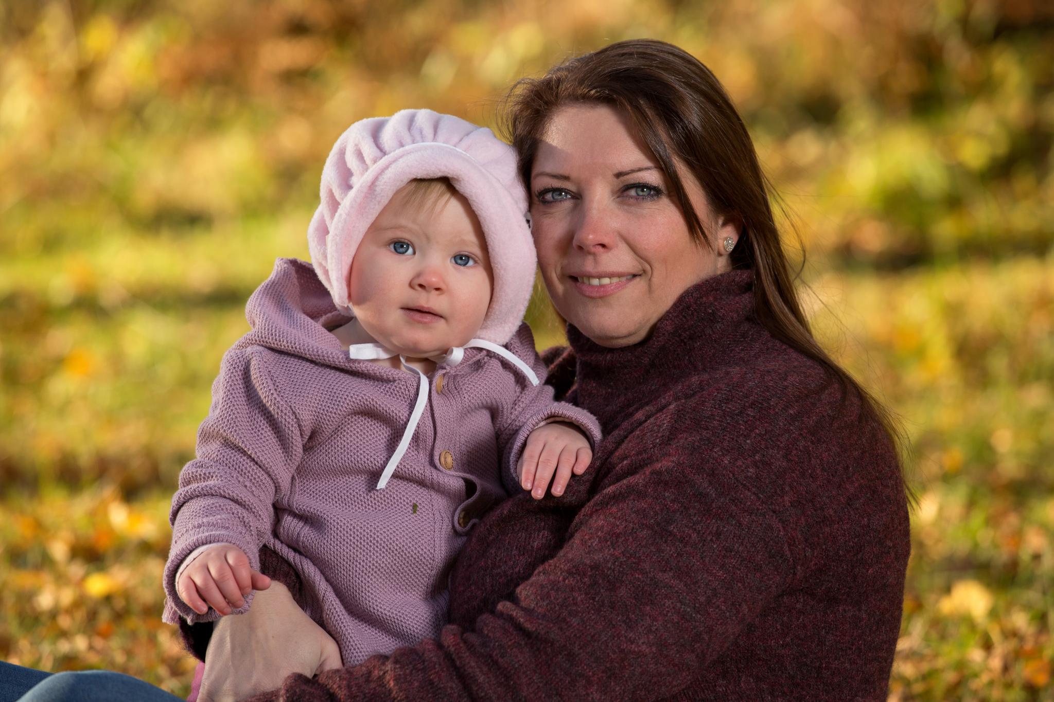 RAKK NESTEN FREM: Beate Christin Haagensen Nilsen ble mamma til Tiril (2) i bilen utenfor akuttmottaket. Hun har ett barn fra før.