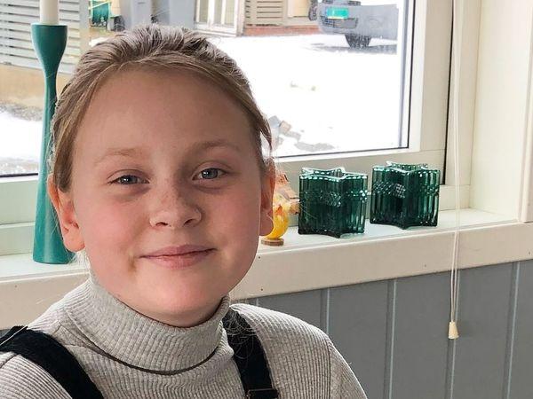 Milla Gaarder (11), elev på Hanøy skole.