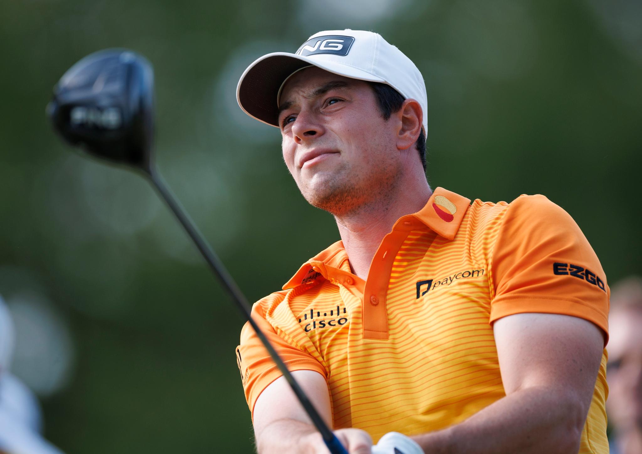 NUMMER TO: Viktor Hovlands 2. plass i PGA Championships sender ham opp på 6. plass på verdensrankingen over golfspillere. 