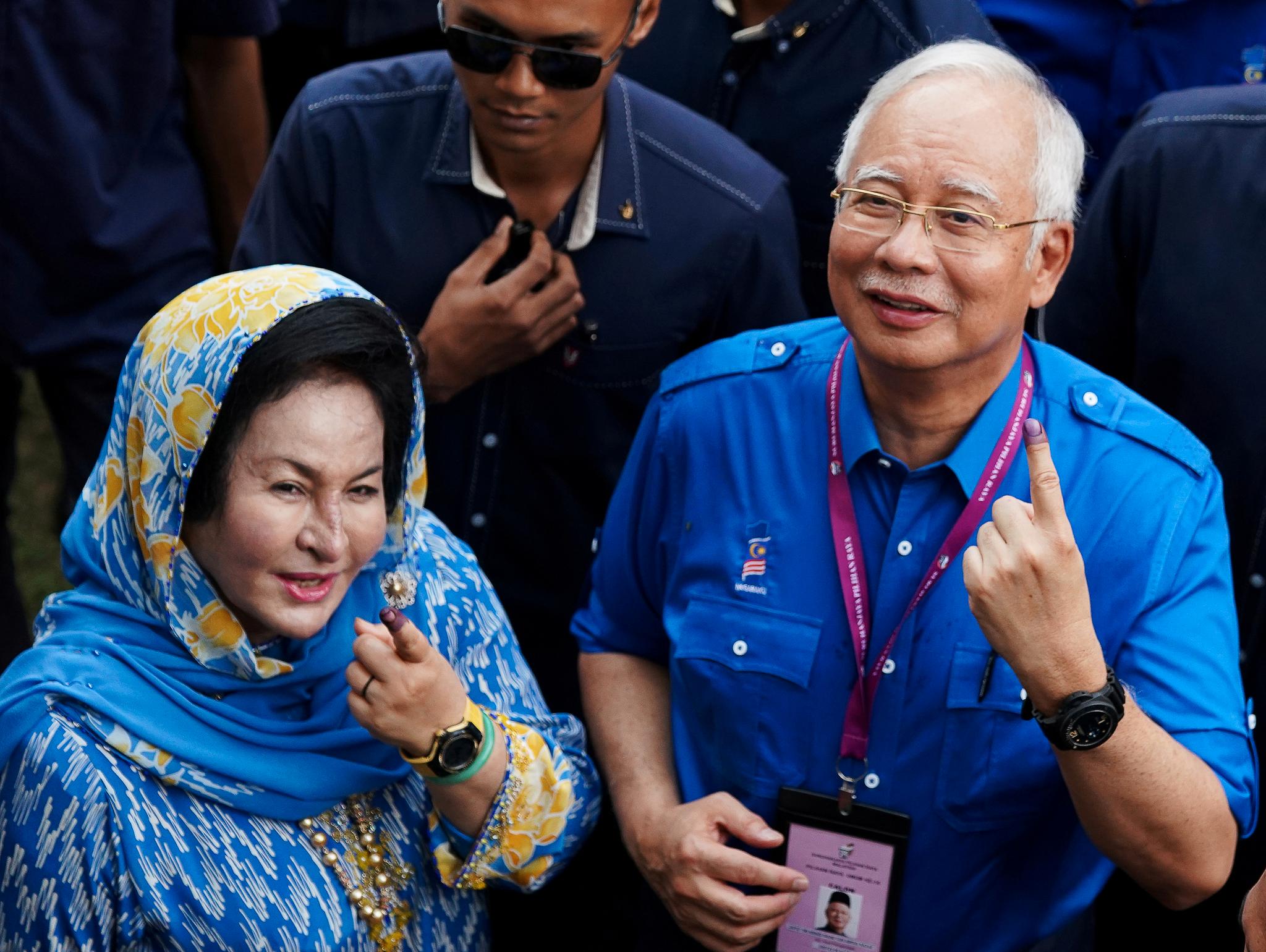 Malaysias tidligere statsminister Najib Razak og hans kone Rosmah Mansor. Det er ventet at rettssaken mot Rosmah vil bli behandlet i rettssystemet i 2020.