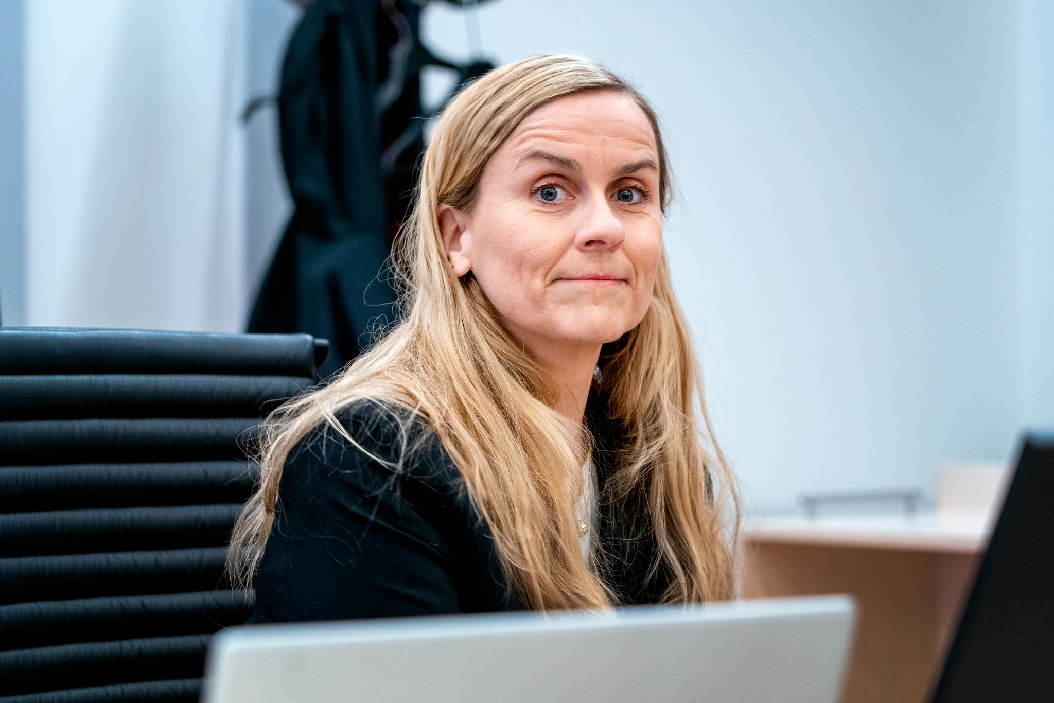 Statsadvokat Ingelin Hauge fra Oslo politidistrikt argumenterte mot Mette Yvonne Larsen i Høyesterett.
