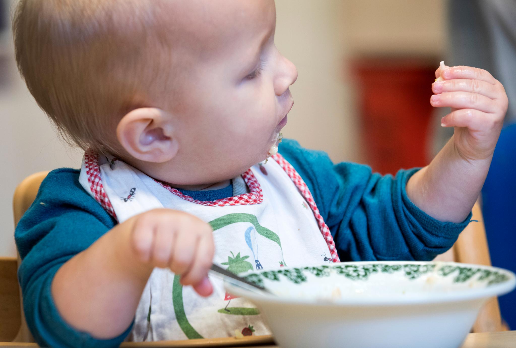 Variert og næringsrik mat i blant annet tidlig barnealder er av avgjørende betydning for barnets utvikling og helse, påpeker kronikkforfatterne. 