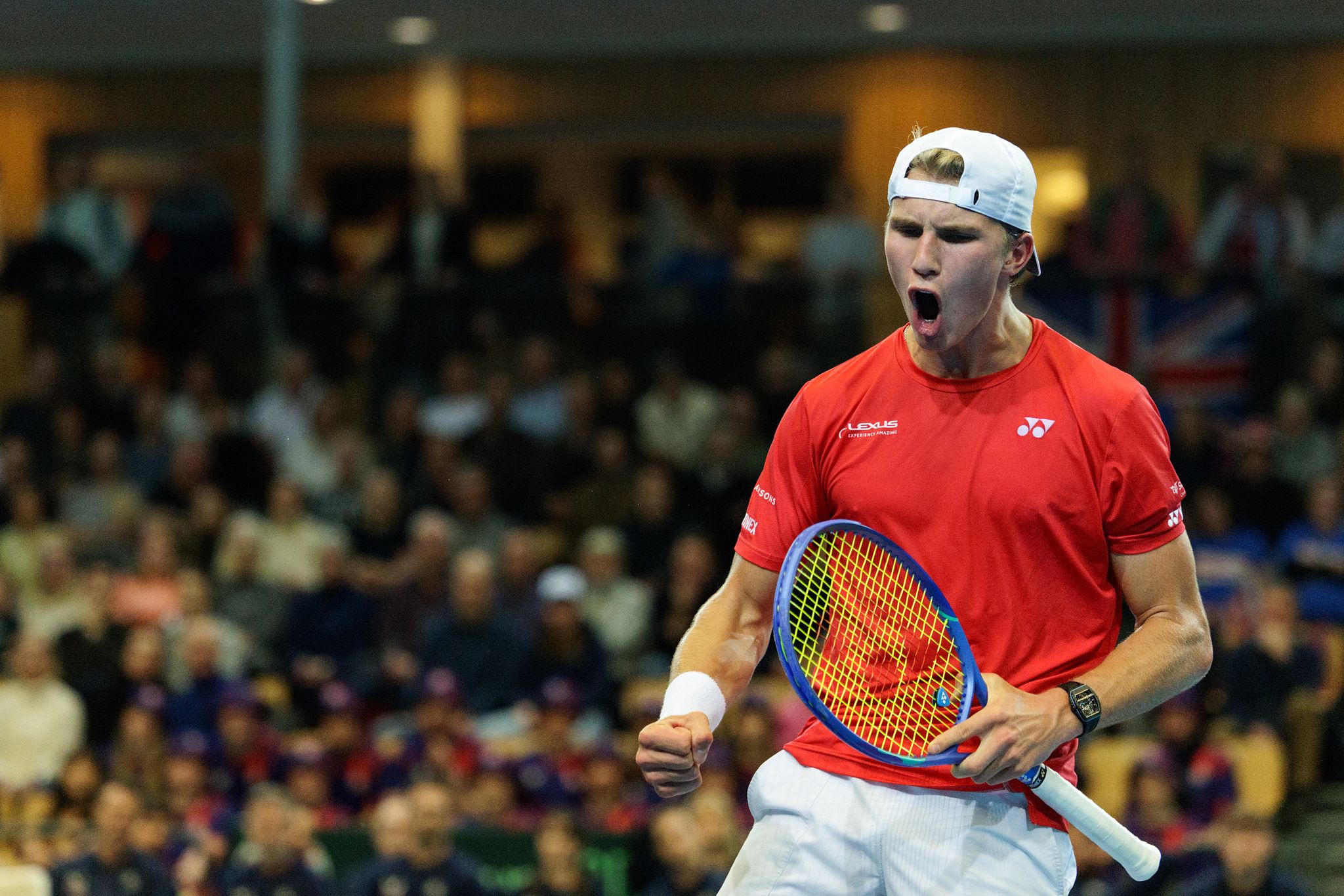 Nicolai Budkov Kjær er klar for 3. runde i Madrid Open.