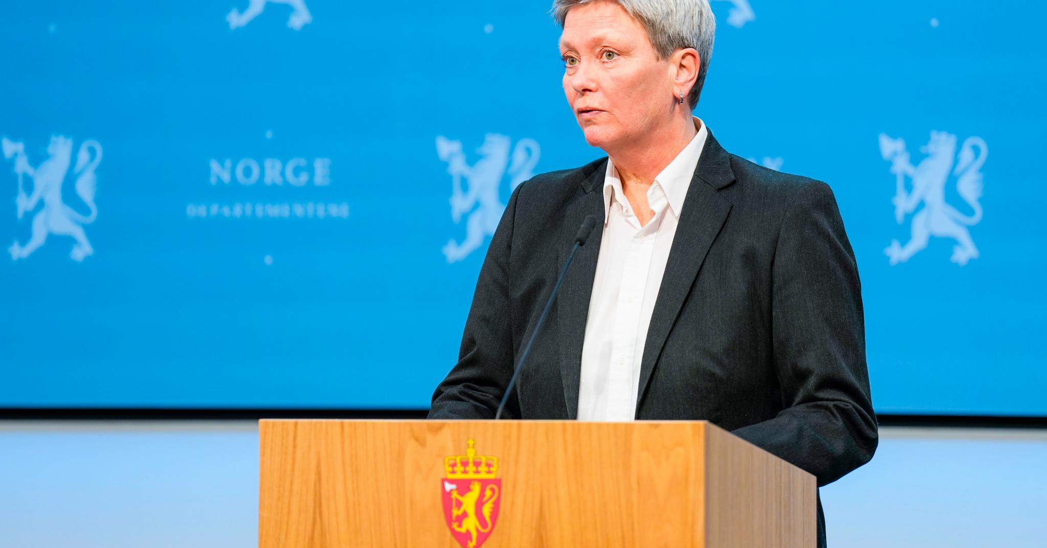 PST-sjef Beate Gangås presenterte Politiets sikkerhetstjenestes trusselvurdering mandag.