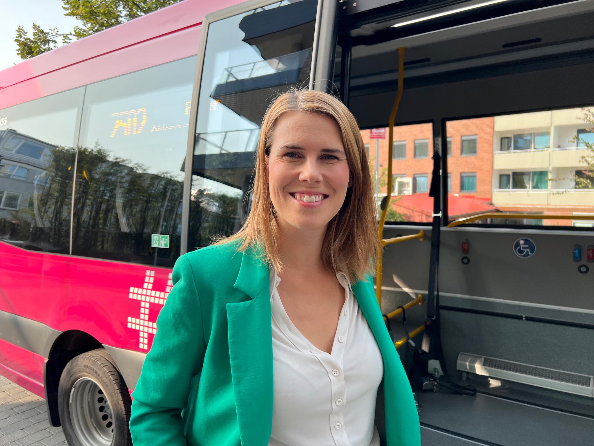 Enda flere rosa busser i Oslo blir en av de viktigste sakene for MDG og Sirin Stav i kommende bystyreperiode. 