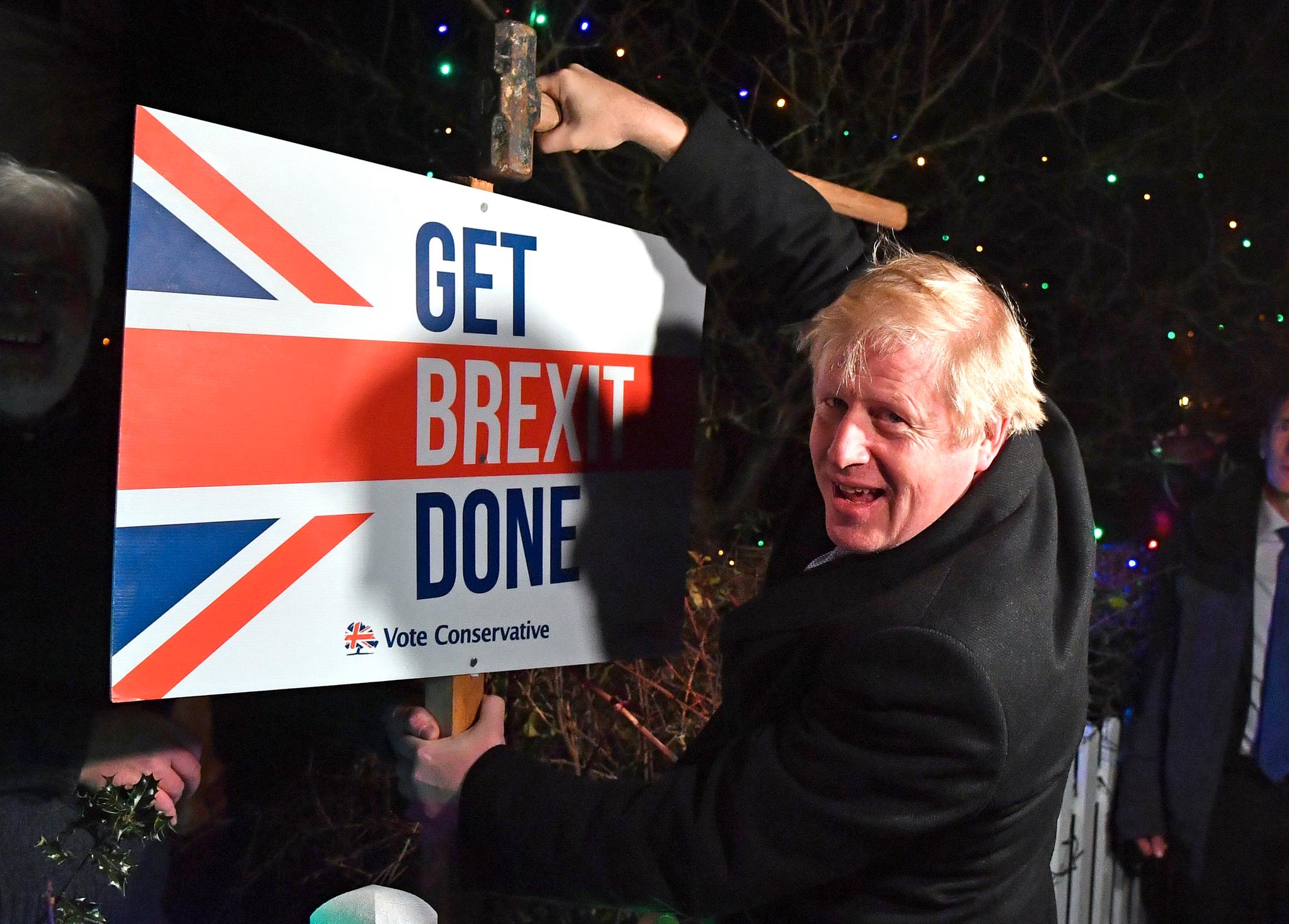 Boris Johnson klarte å lande en brexitavtale til jul. Johnsons største seier som statsminister.