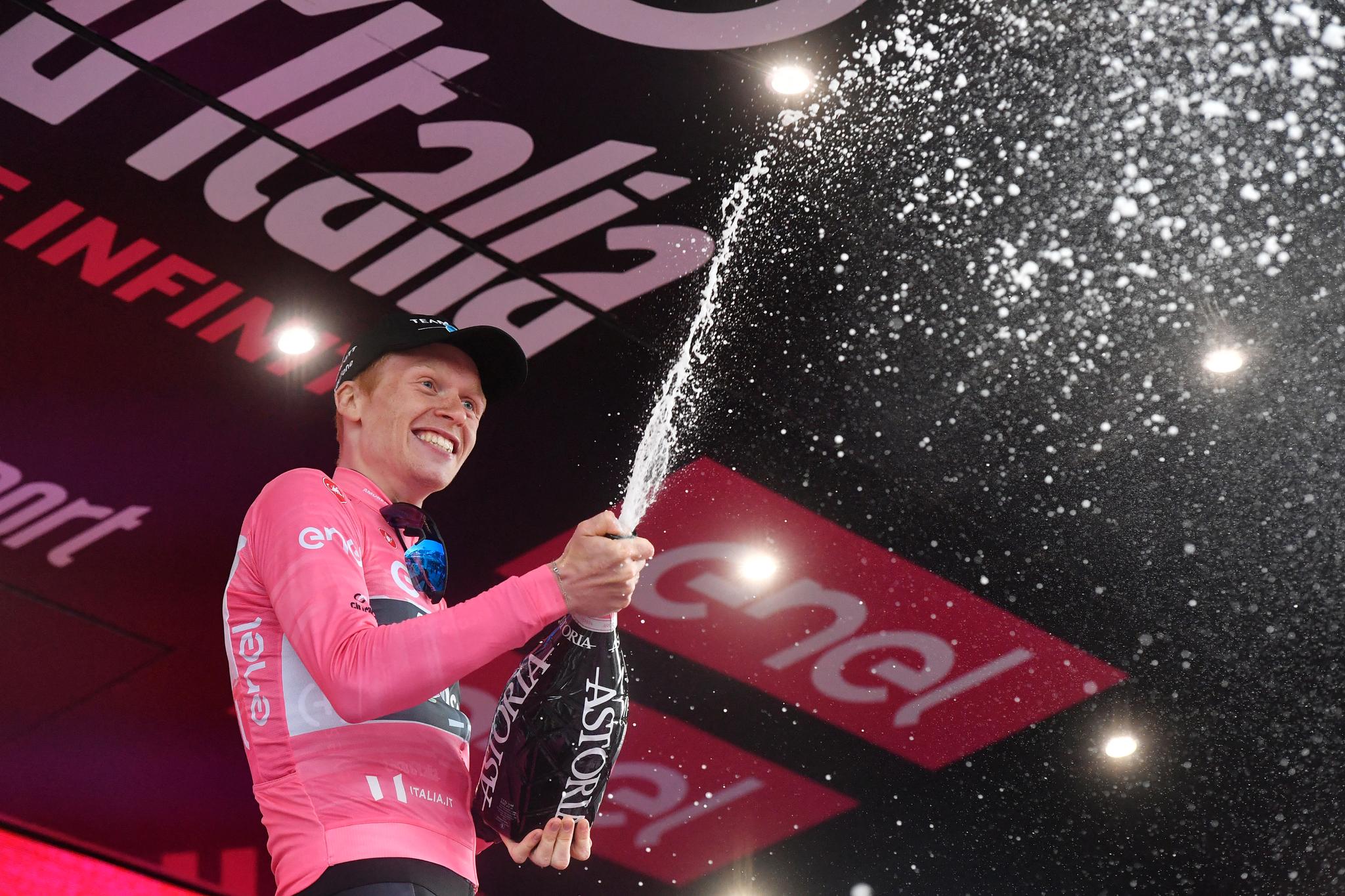 I TET: Andreas Leknessund leder fortsatt Giro d’Italia sammenlagt etter fredagens etappe.
