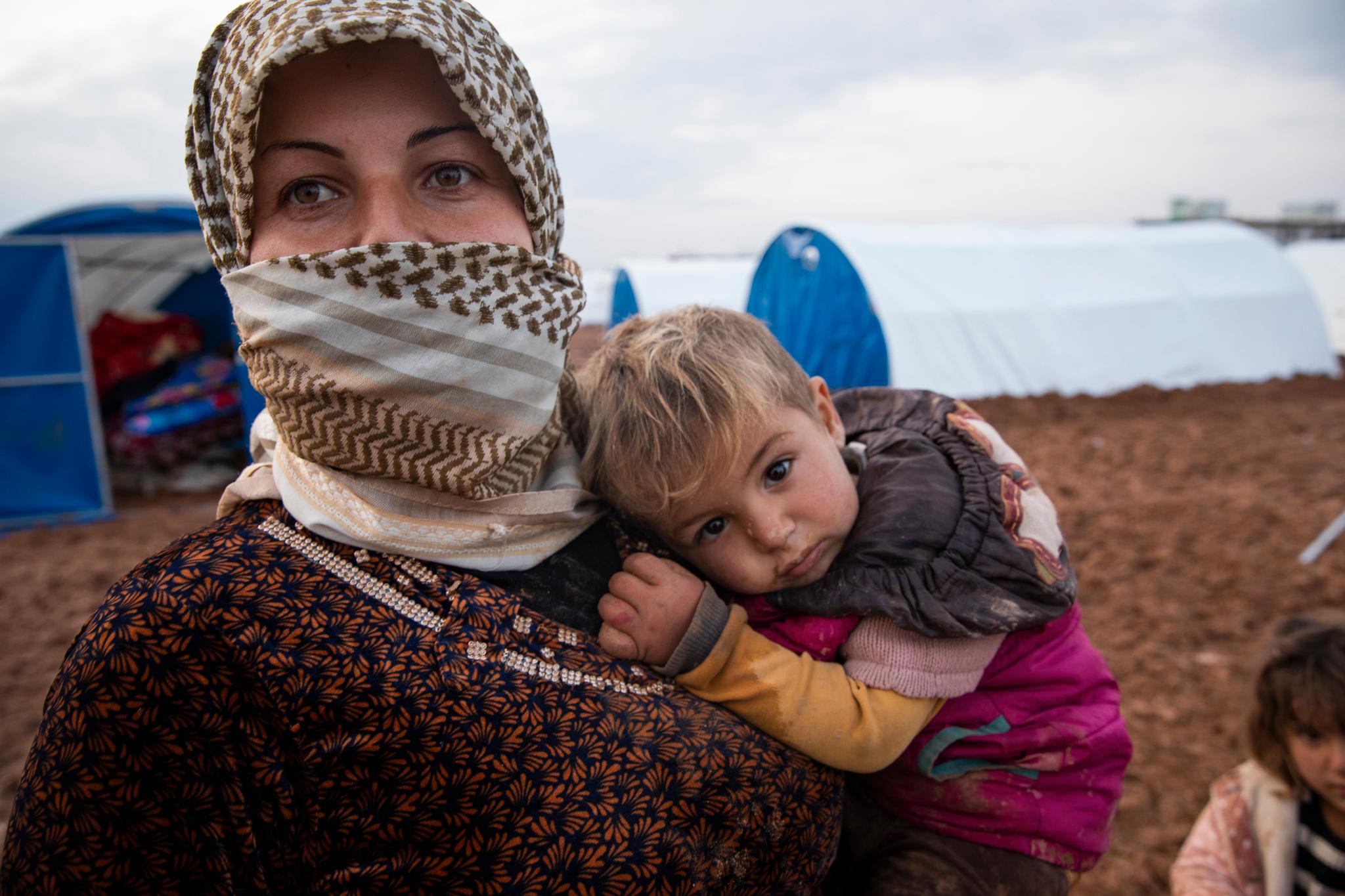 70.000 syrere, mange av dem kurdere, flyktet fra hjemmene sine da Tyrkia angrep den kurdiskkontrollerte delen av Syria i oktober i fjor.