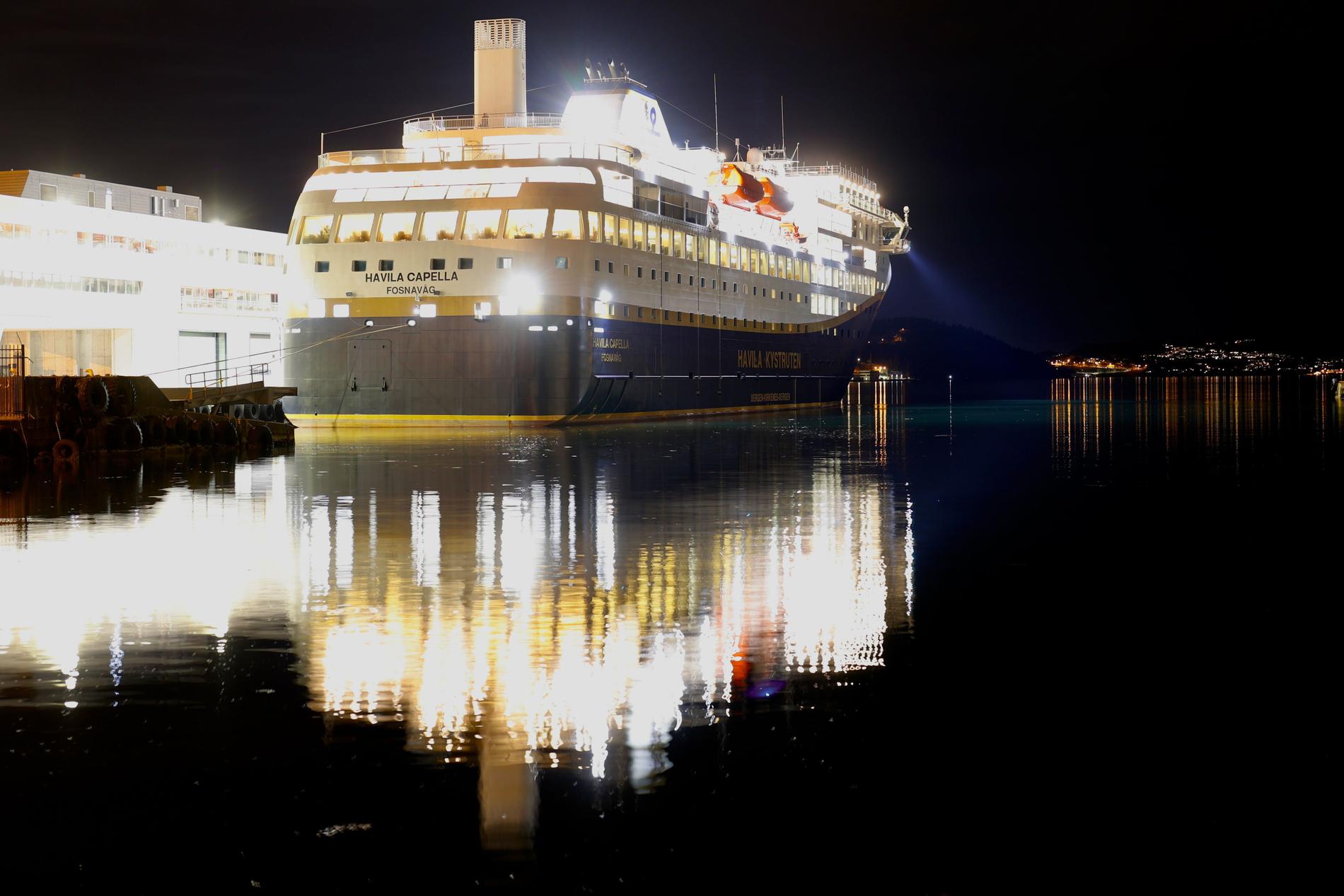 Passenger ship “Havila Capella” stranded in Bergen due to sanctions against Russia