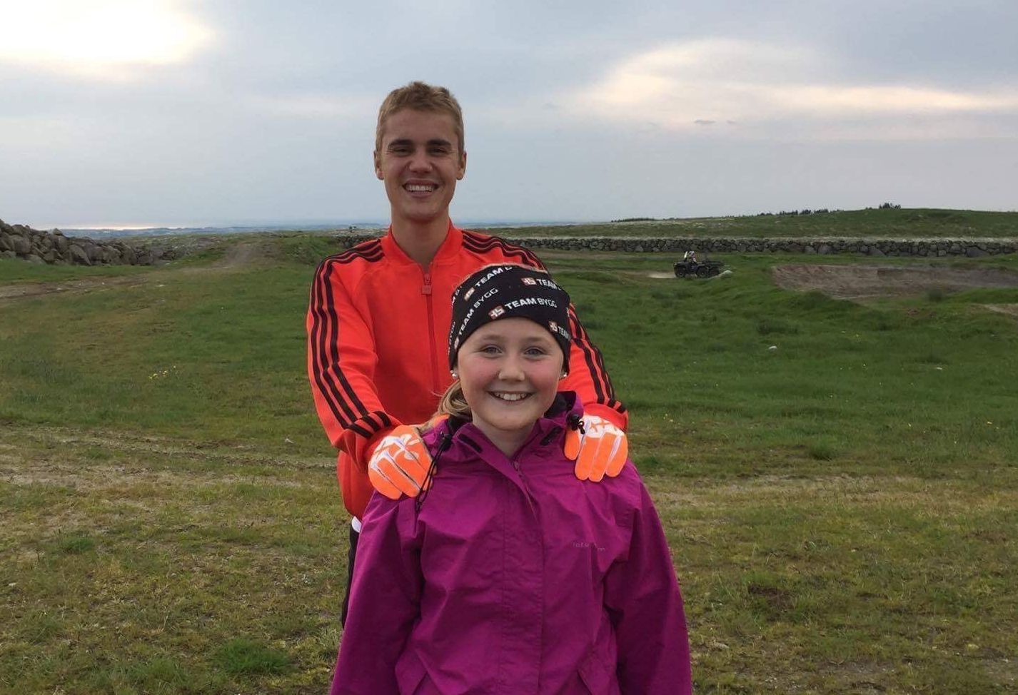 Seline Årdal Nervik (10) fikk et minne for livet da hun møtte Justin Bieber.