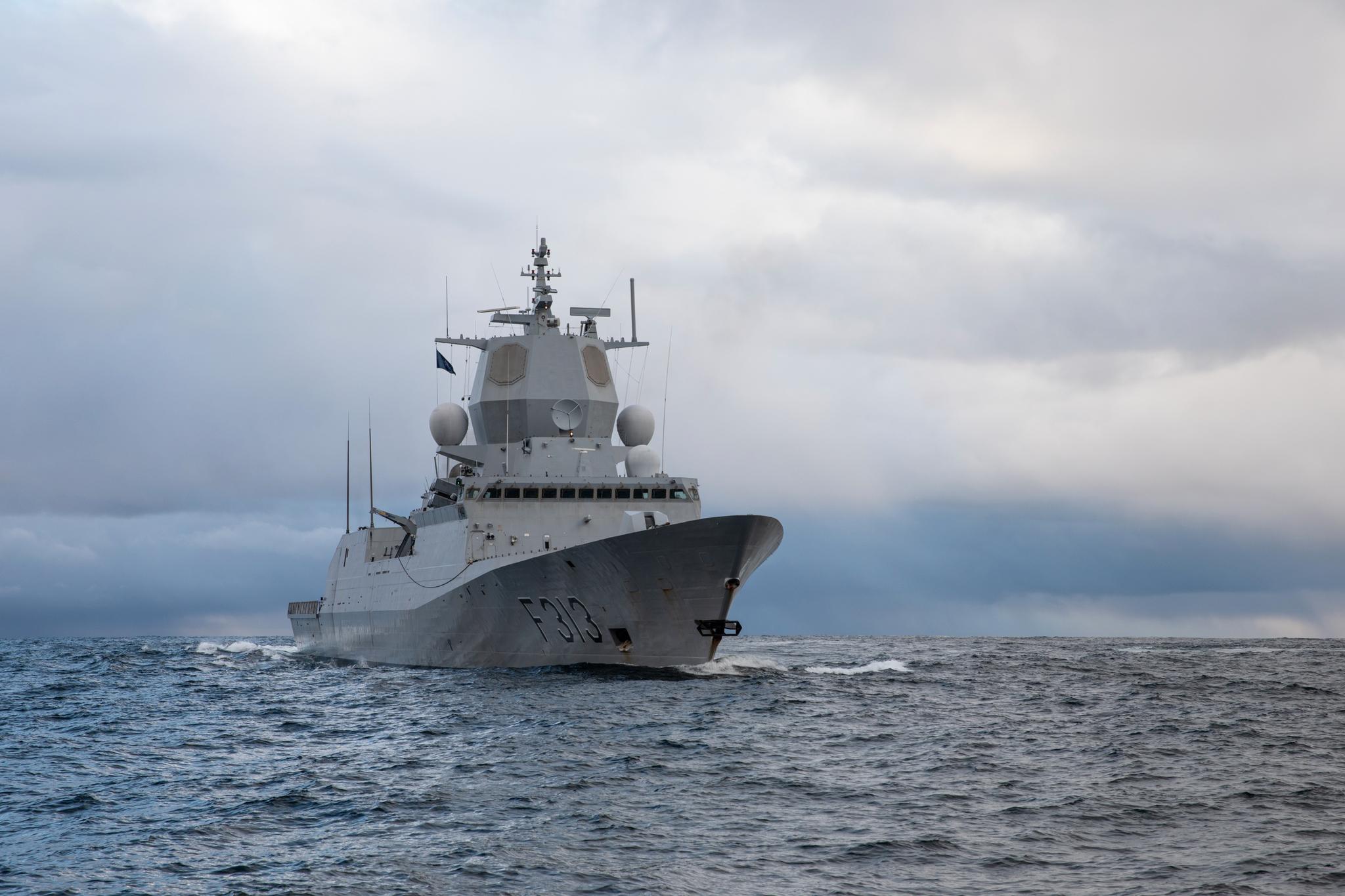 Arkivfoto: Fregatten «Helge Ingstad» fotografert 26. oktober under øvelsen Trident Juncture 2018 utenfor Troms.