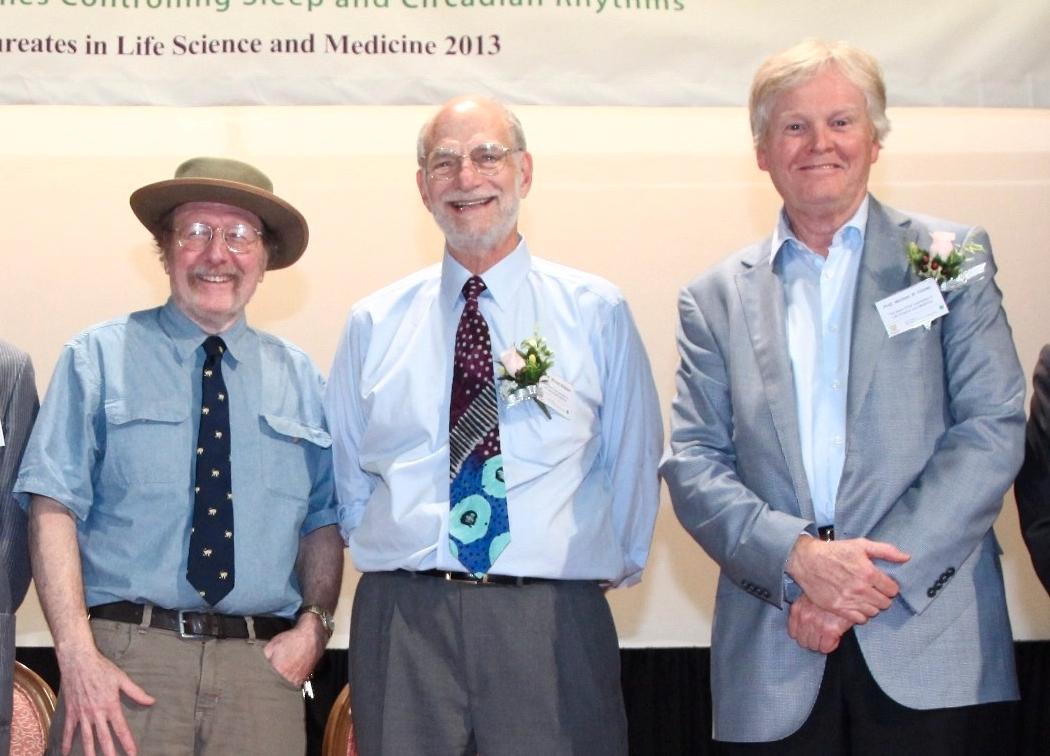 Årets nobelpris i fysiologi eller medisin ble tildelt Jeffrey C. Hall, Michael Rasbash og Michael W. Young for oppdagelsen av funksjonen til døgnrytmer hos planter og dyr. Her er de avbildet i 2013.