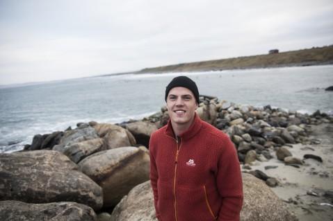 Litt kaldere i vannet kanskje, men Håvard ser ingen grunn til å slutte å surfe selv om han er i Stavanger igjen.