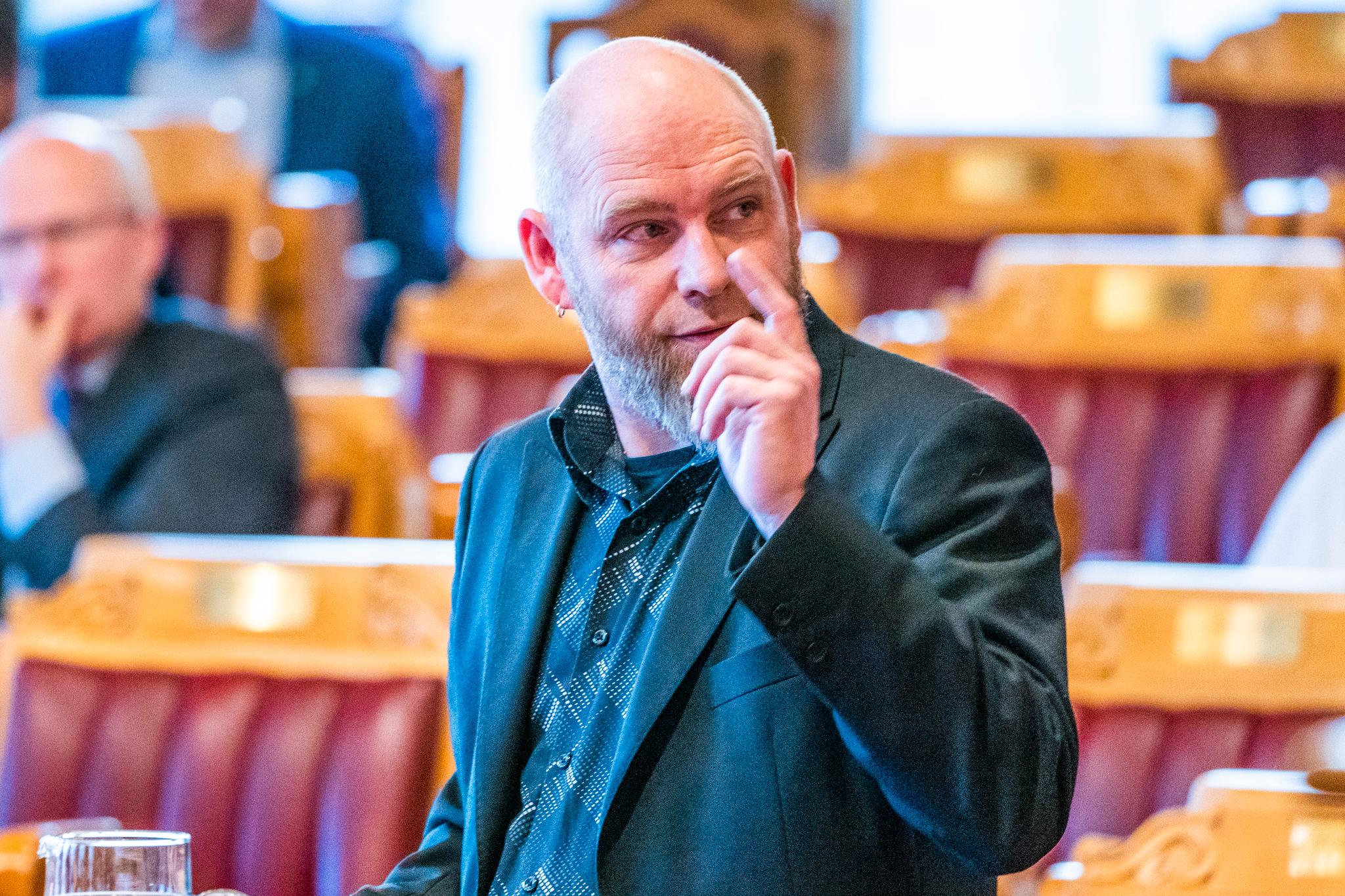 Rødts Geir Jørgensen liker dårlig at det går mot omkamp om partiets havvind-nei på landsmøtet. 