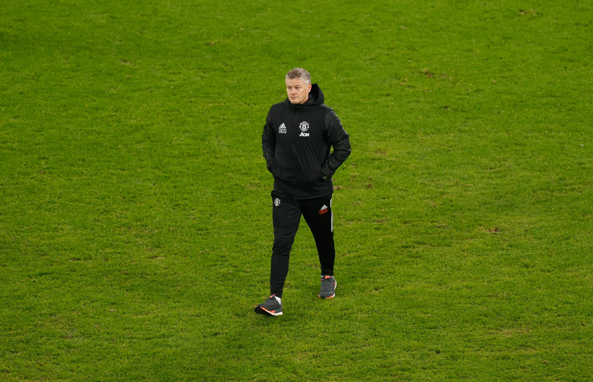Ole Gunnar Solskjær tuslet slukøret av banen etter å ha tapt for RB Leipzig. 