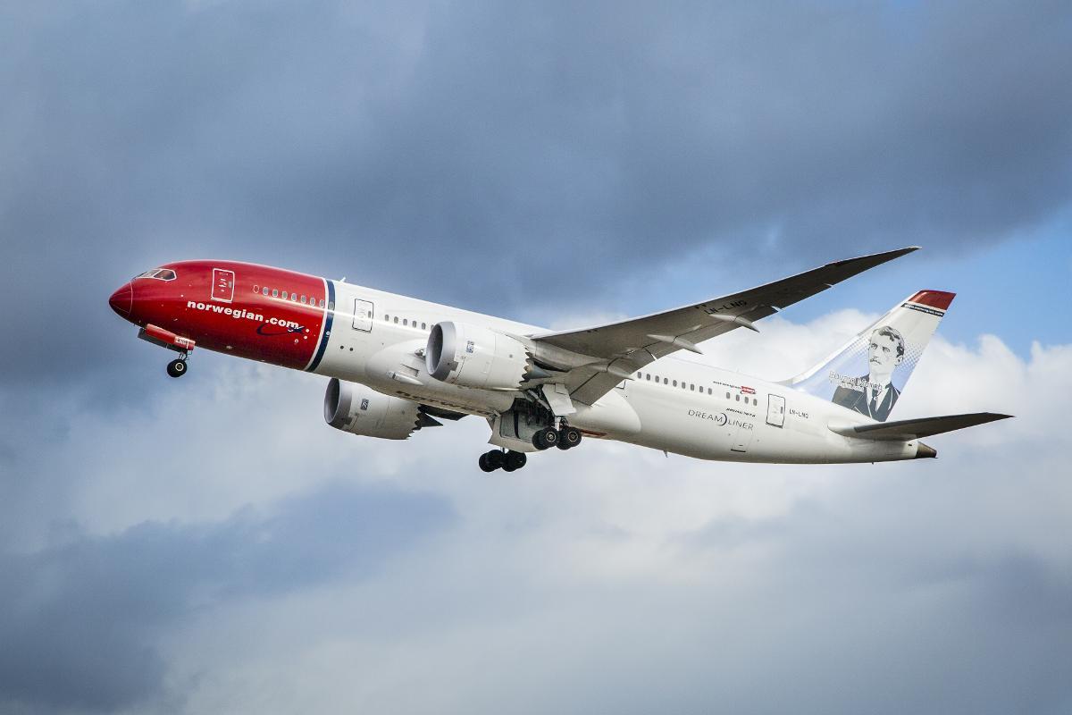 I RUTE: Mandag morgen sier Norwegian at de fleste flyene deres går som planlagt. 