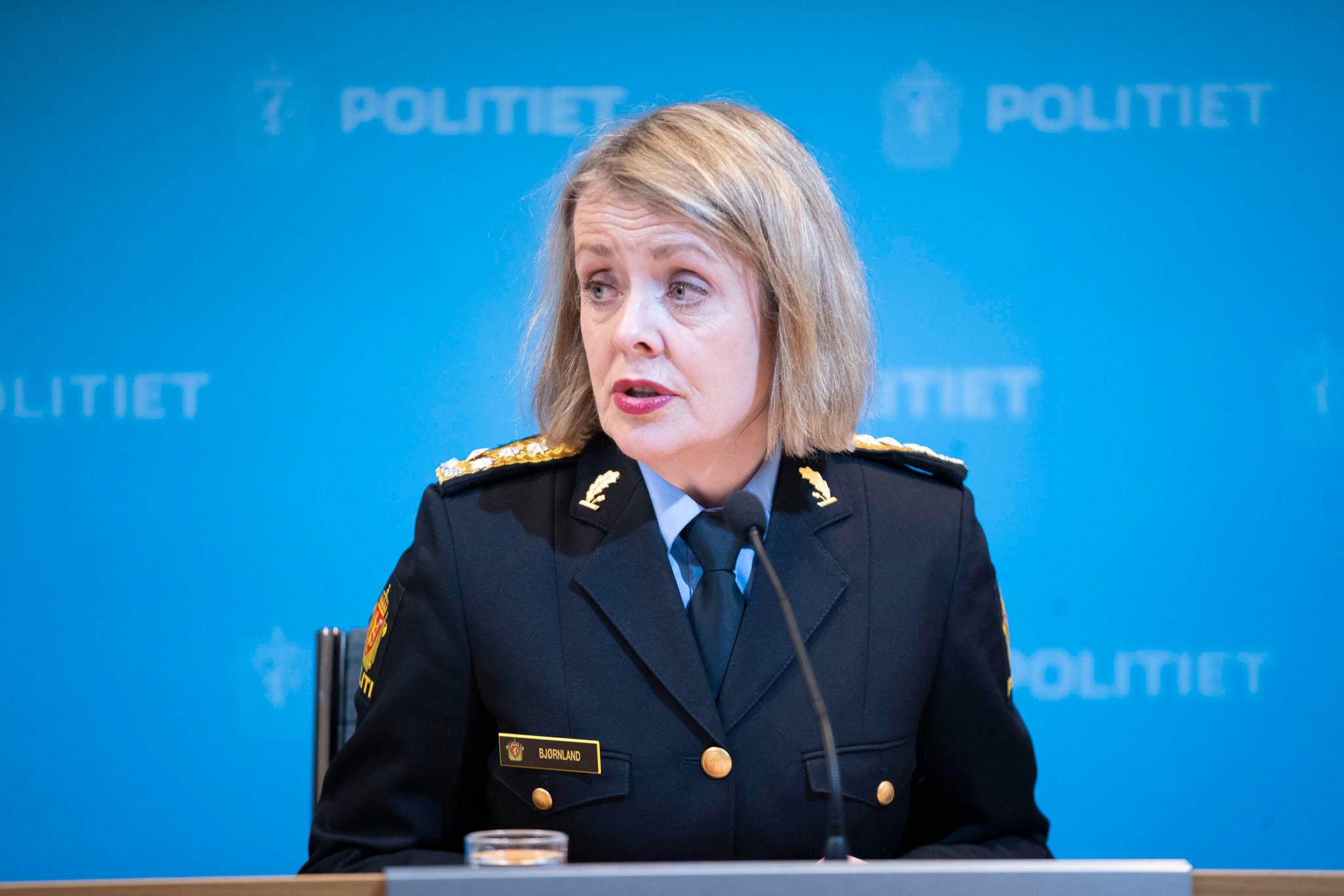  Politidirektør Benedicte Bjørnland har beordret nasjonal bevæpning av politiet. 