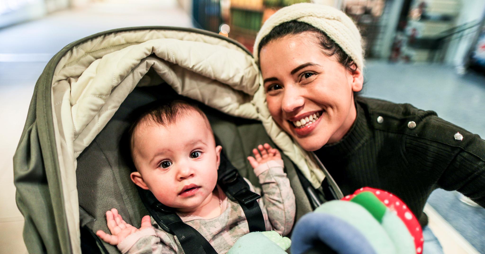 Da Vanessa (åtte måneder) ble født, visste mamma Nadia Hamdi allerede at hun skulle hete noe spesielt. De bor på Nordstrand, der Sara, Nora og Elise var de vanligste jentenavnene i 2016.
