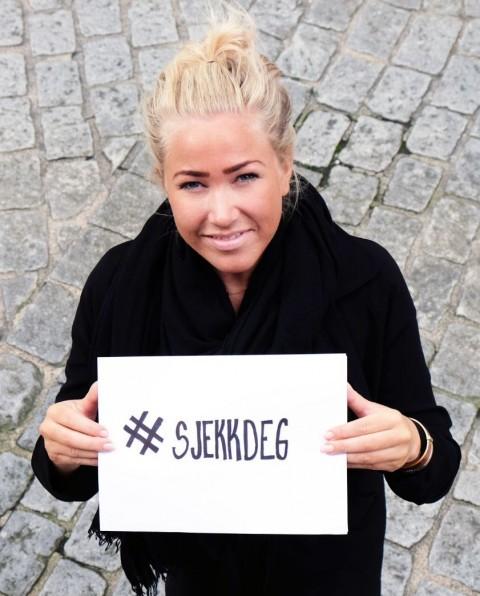 #SJEKKDEG: Thea Steen var en viktig pågangsdriver til den landsomspennende #sjekkdeg-kampanjen.