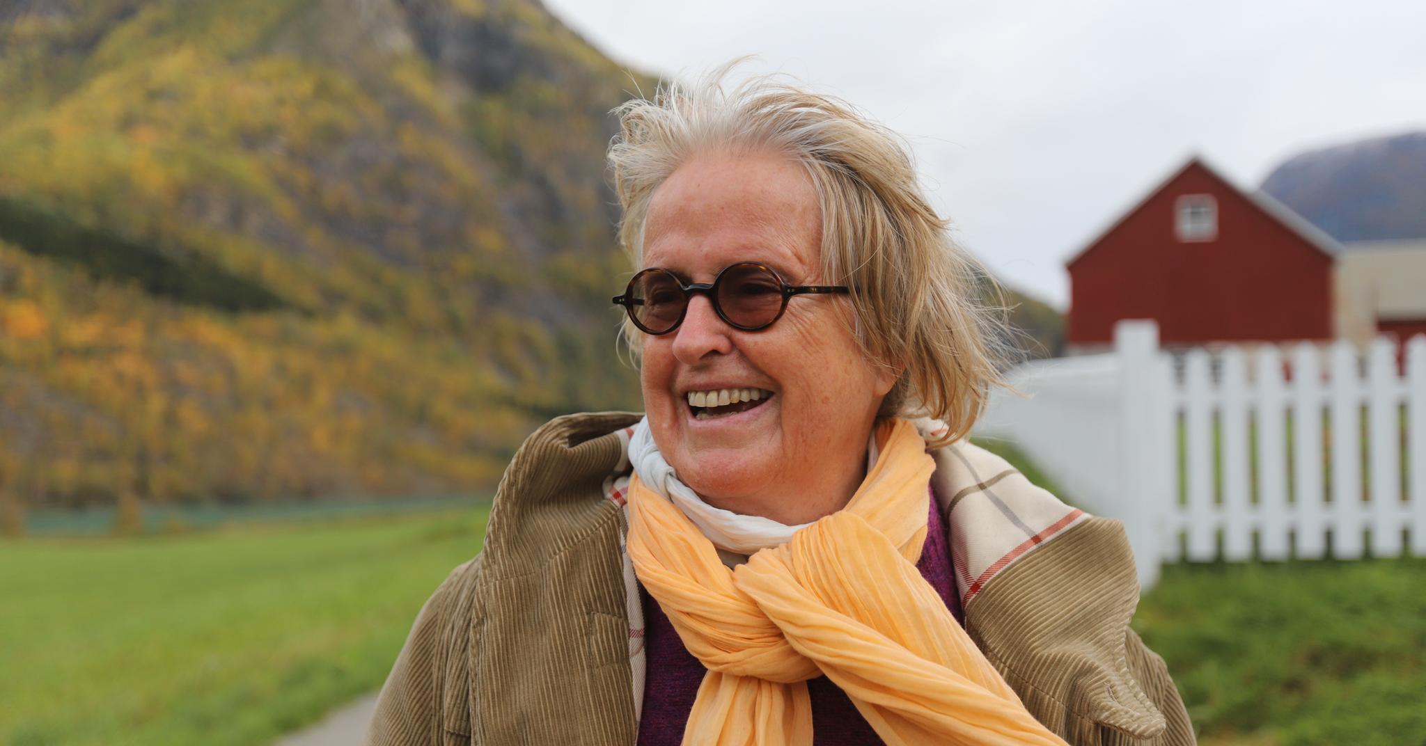 Marianne Heske har filmet i dette fjordlandskapet innerst i Sogn i 30–40 år. Hun kommer fra en fjord litt lenger nord.