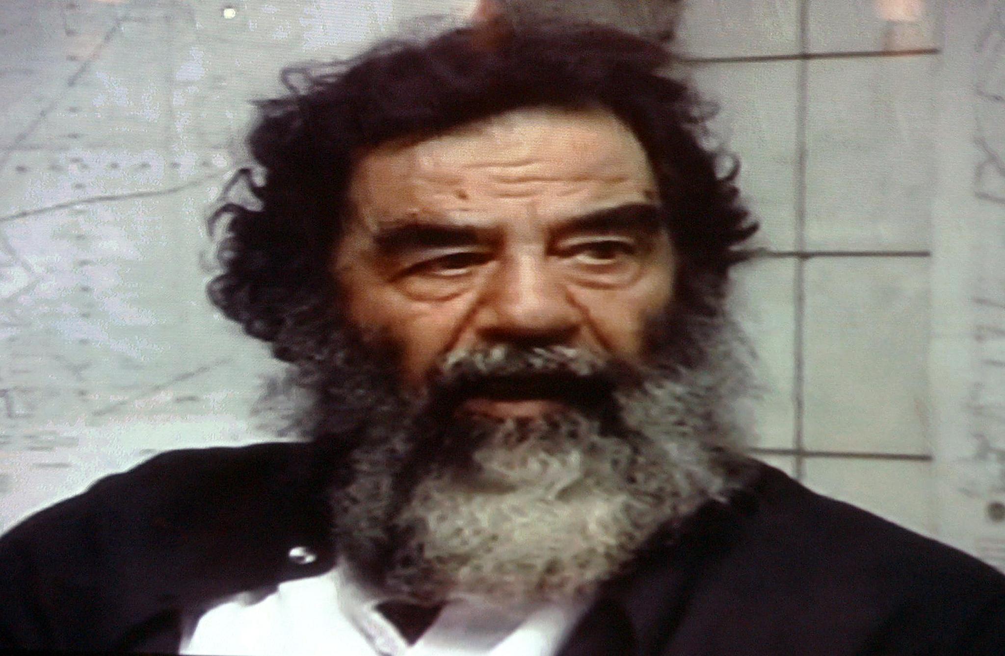 DIKTATOR: Slik så Saddam Hussein ut i 2003.