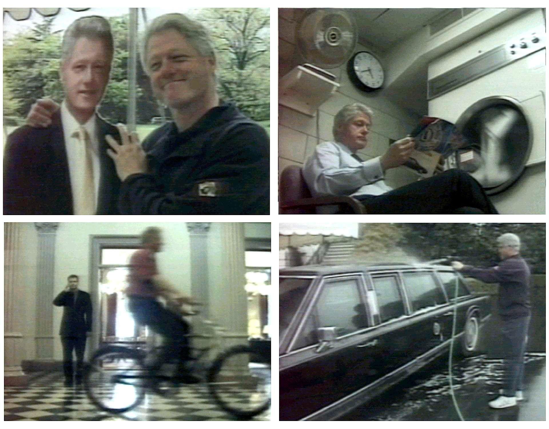 Bill Clinton stilte sitt siste år med en hjemme-hos-film som skulle vise hvordan han fikk lange, kjedelige dager til å gå i sin siste tid som USAs president.