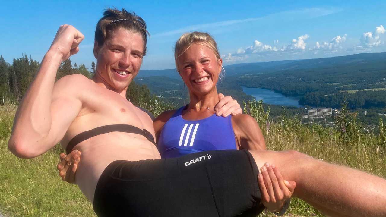 TOPPTRENT KJÆRESTEPAR: To av Sveriges beste langrennsløpere, Frida Karlsson (21) og William Poromaa (20), er kjærester.