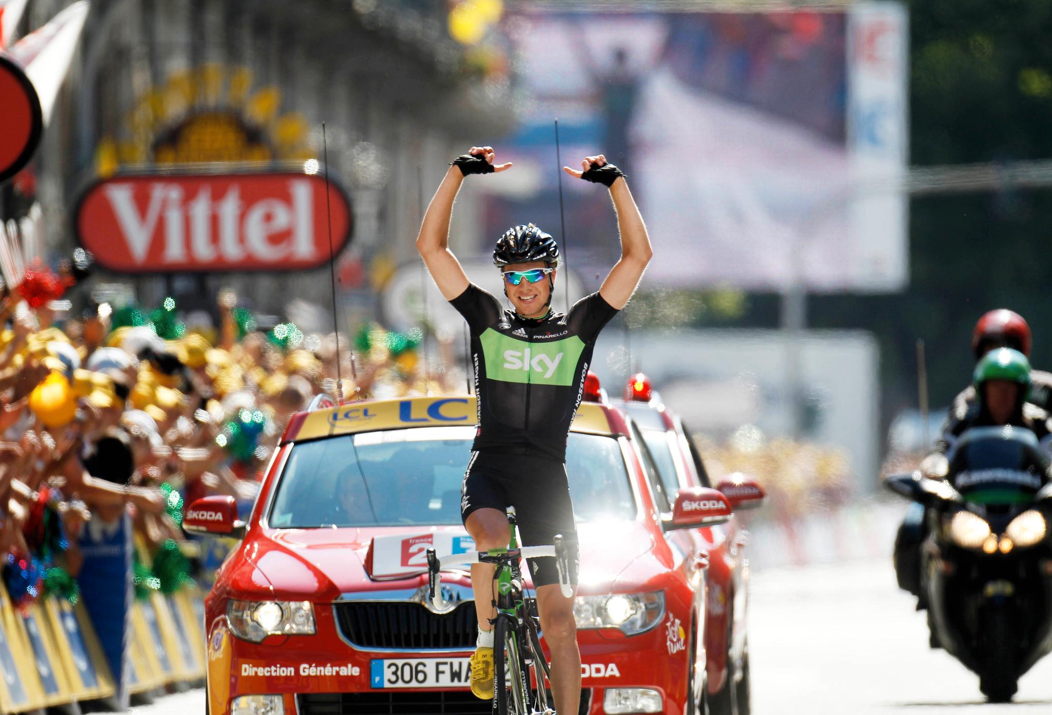 På den 17. etappen i 2011 syklet Boasson Hagen i ensom majestet inn til målgang i Gap.
