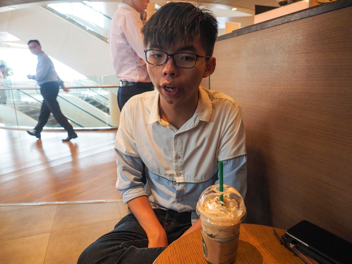 Joshua Wong blir stadig gjenkjent, særlig etter at Netflix lagde en dokumentar om studentlederens oppvekst på barrièrene.