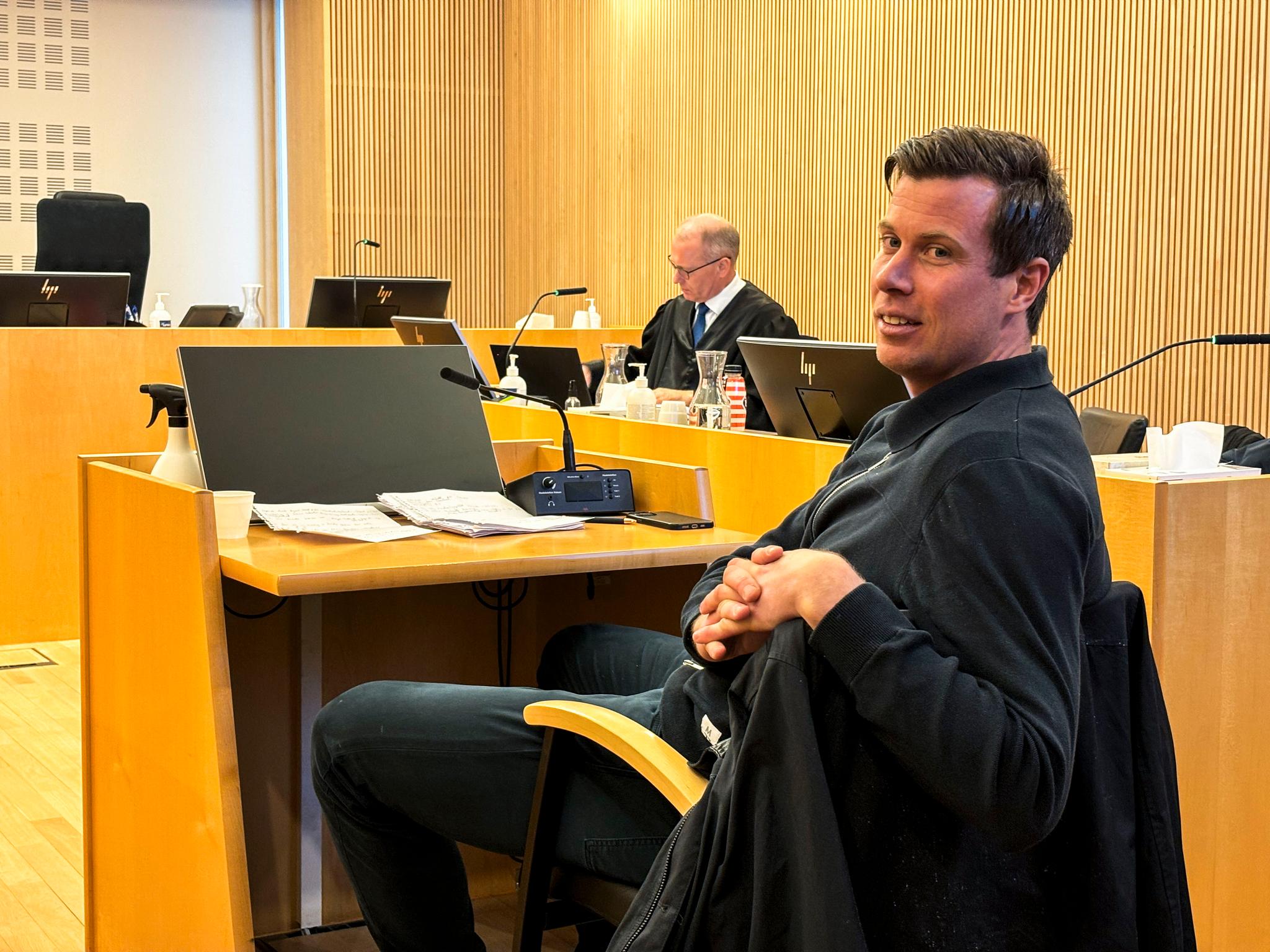 Jesper Mathisen i retten.