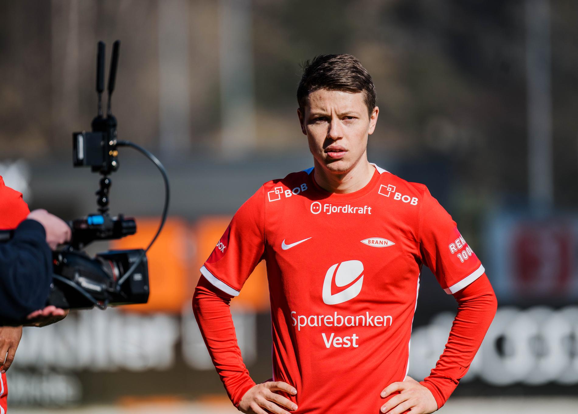 Brann profil Mathias Rasmussen har alltid vært nervøs før kamp Slik Brann profil Mathias Rasmussen har alltid vært nervøs før kamp Slik