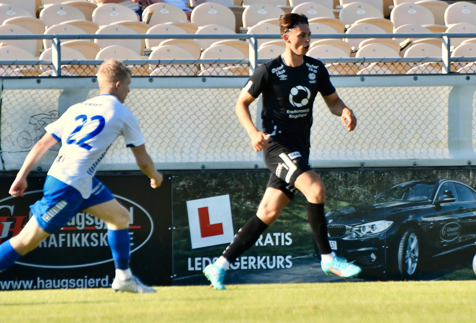 Tomas Granhøy Gundersen scoret 3–1 målet til Randaberg. 