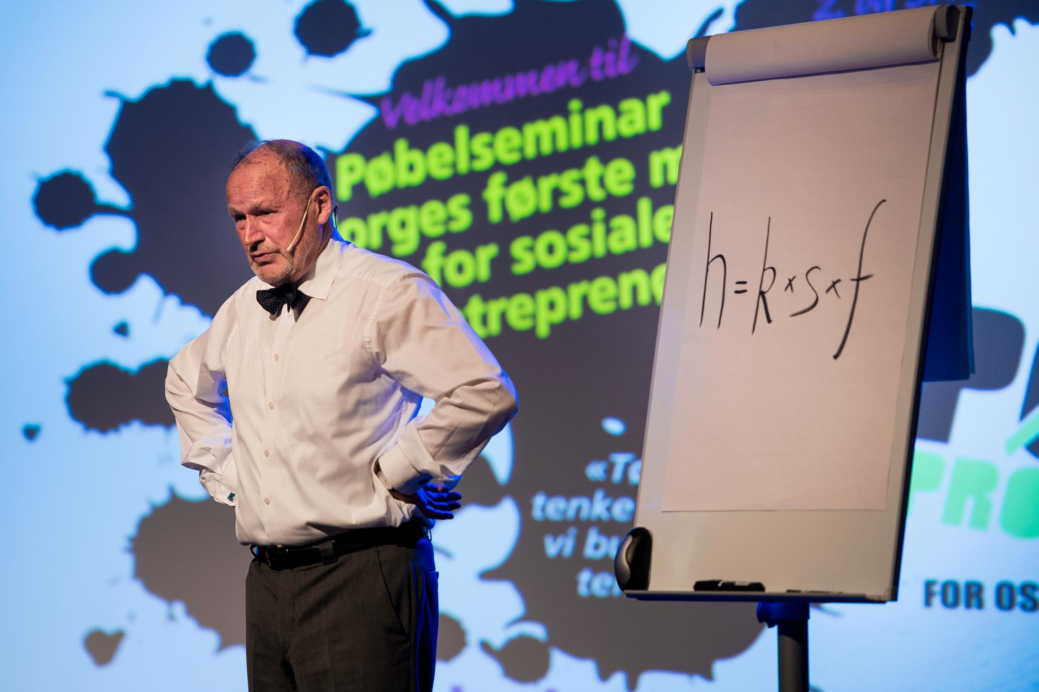 Per Fugelli deltok på Pøbelkonferansen i Stavanger i 2015.