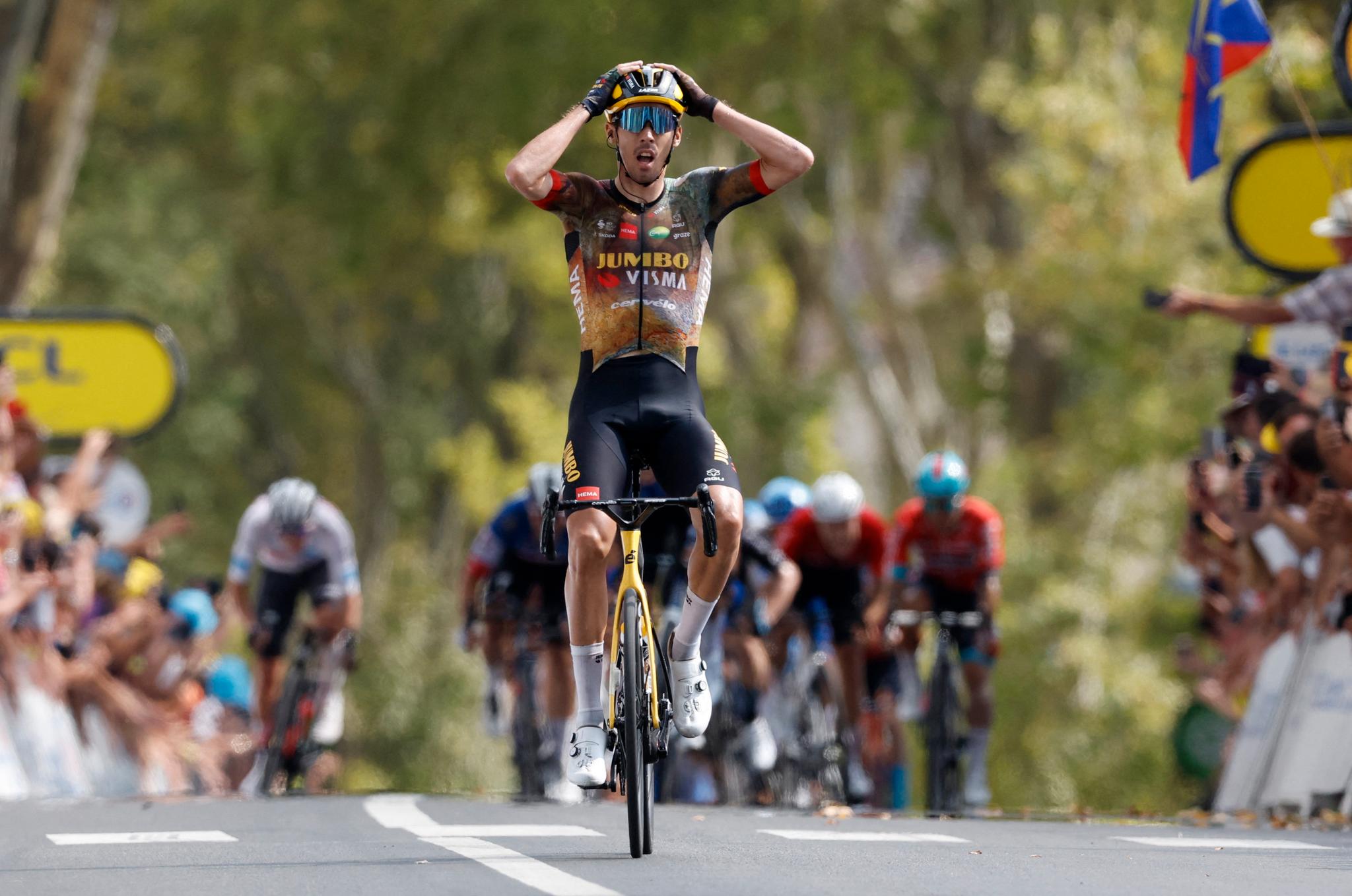 FØRSTE FRANSKE: Christophe Laporte sørget for den første franske Tour-seieren i 2022.