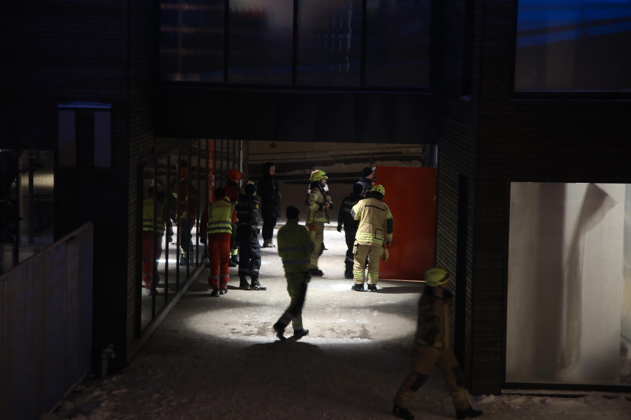 Brann, politi og ambulanse kom raskt til Sognsveien.