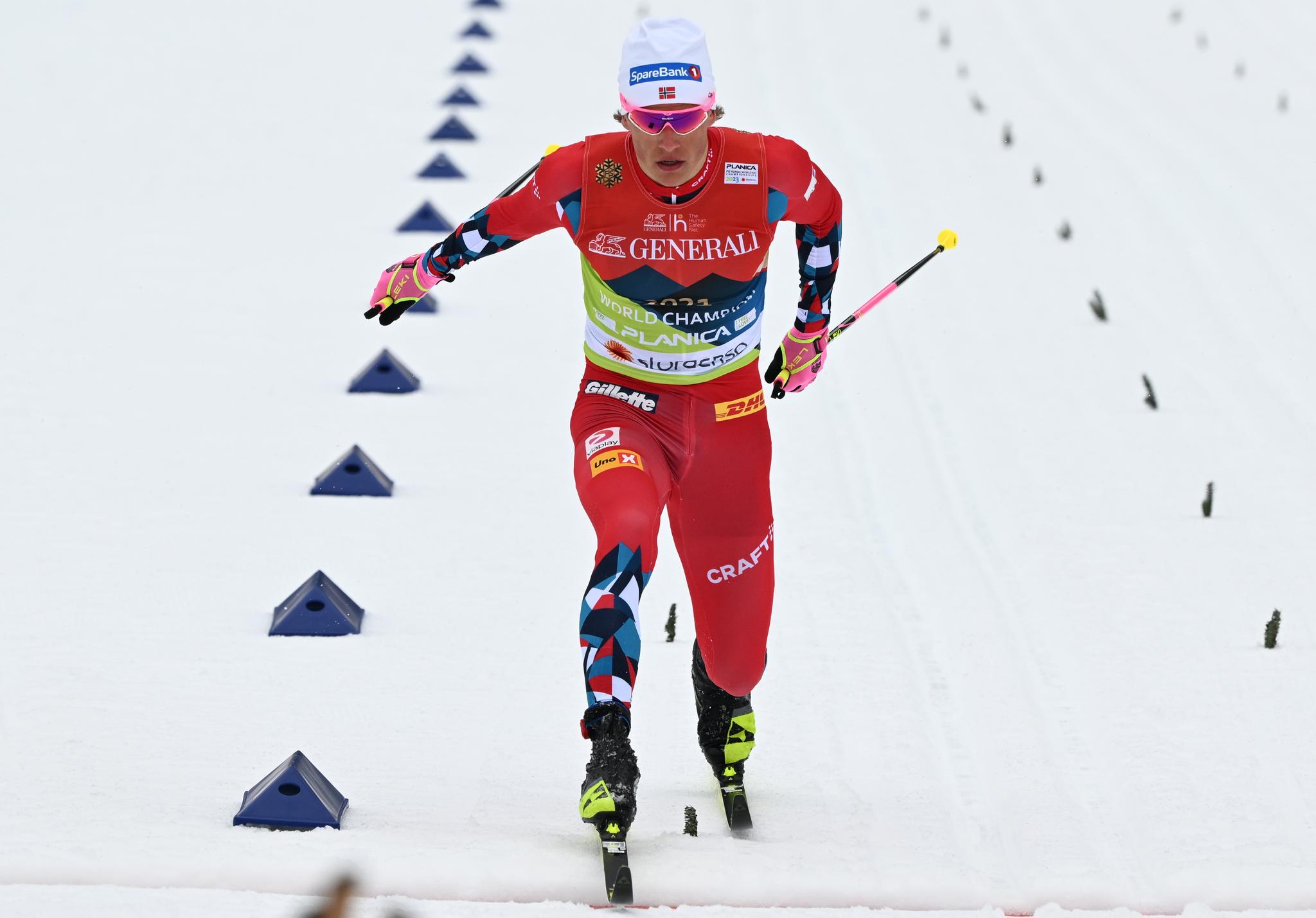 VM-FORM: Johannes Høsflot Klæbo var god i sprintprologen.