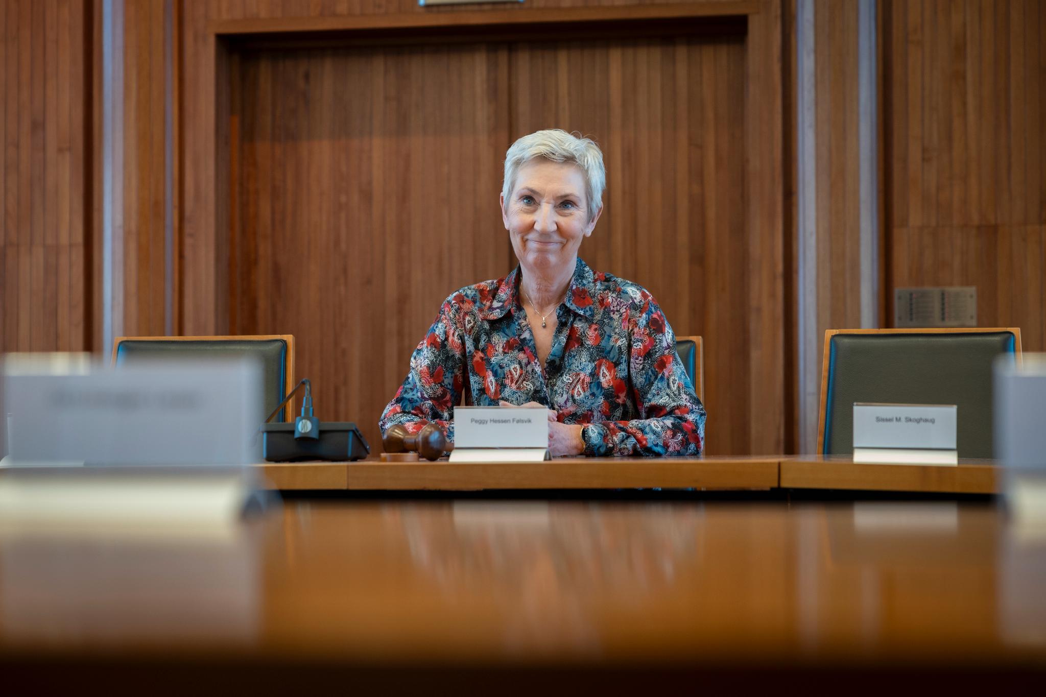 LO-leder Peggy Hessen Følsvik har så langt ikke kommentert Høyesterett sin dom. 