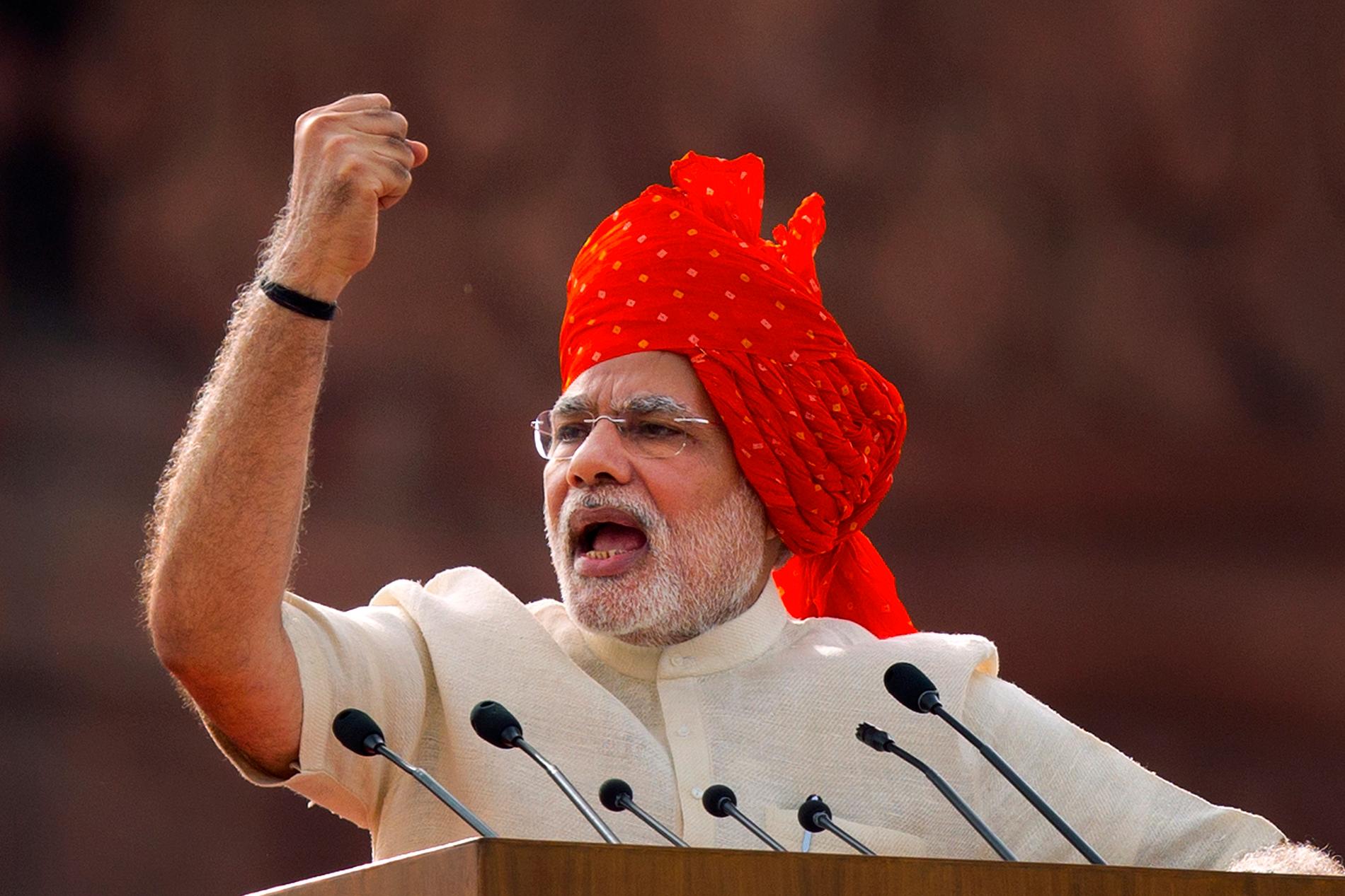 Narendra Modi har vært Indias statsminister siden 2014.