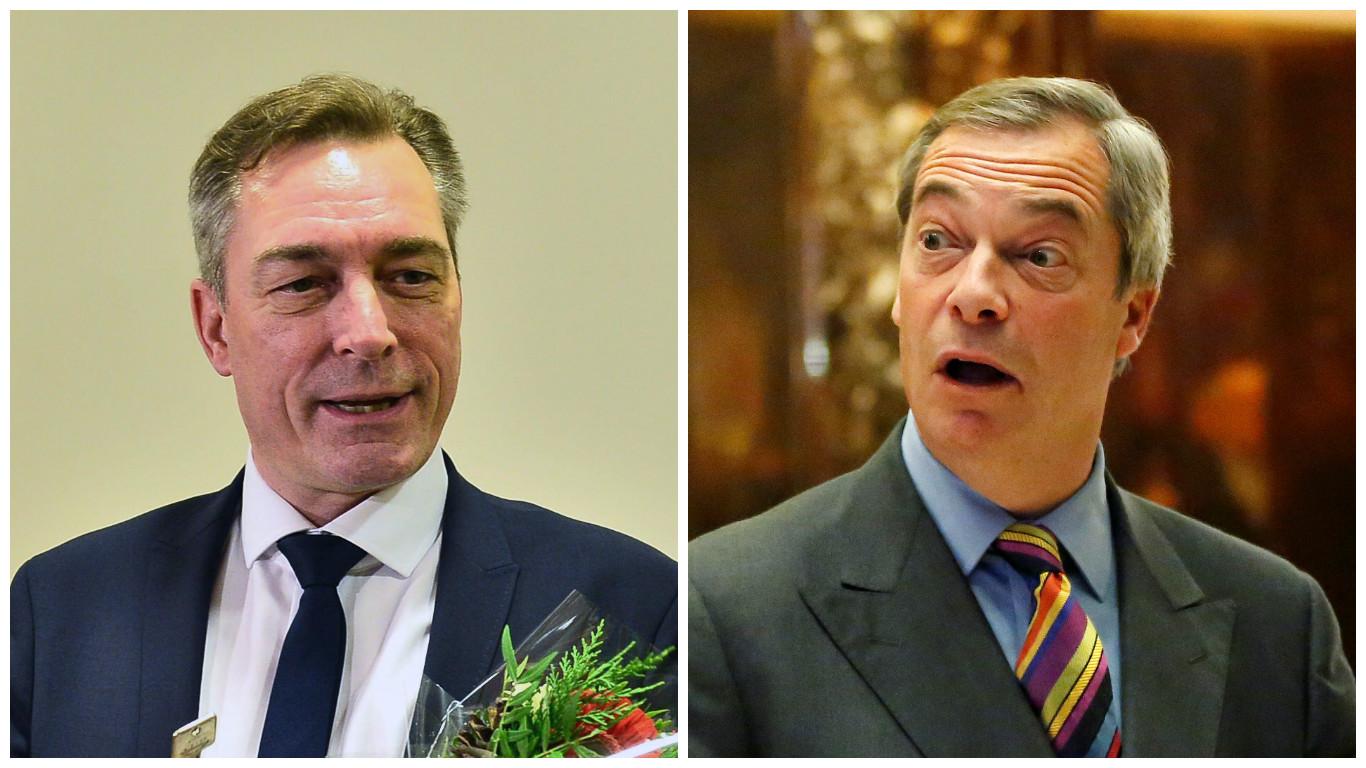 Frank Bakke-Jensen ledet ikke Brexit-kampanjen i Storbritannia. Og Nigel Farage er ikke norsk EU- og EØS-minister.