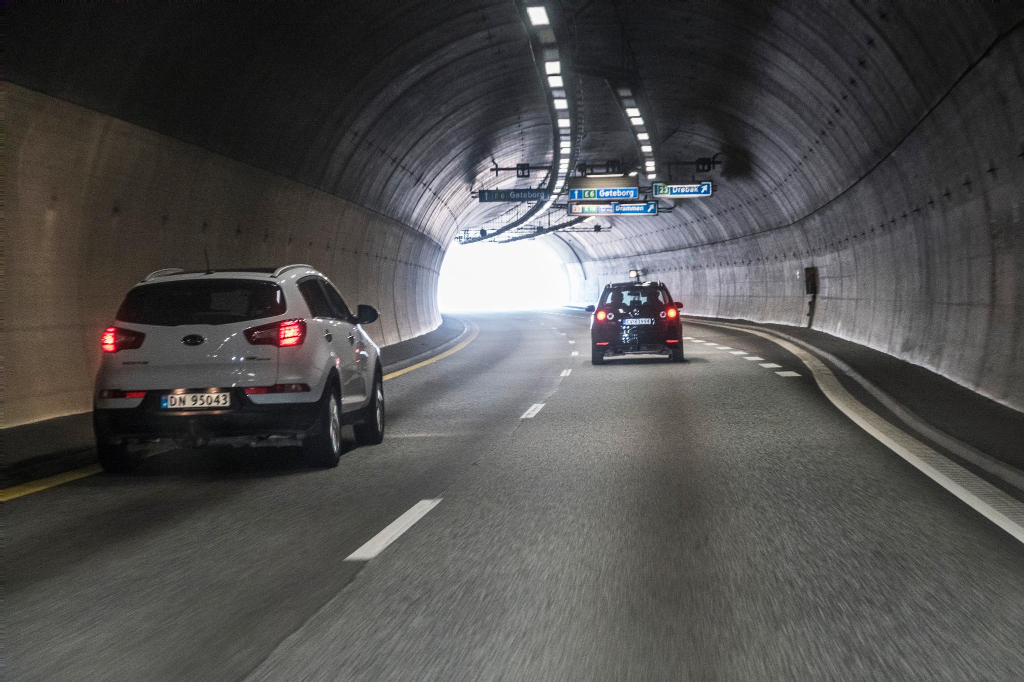 Nordbytunnelen i Akershus åpnet for trafikk i begge retninger grytidlig mandag morgen.