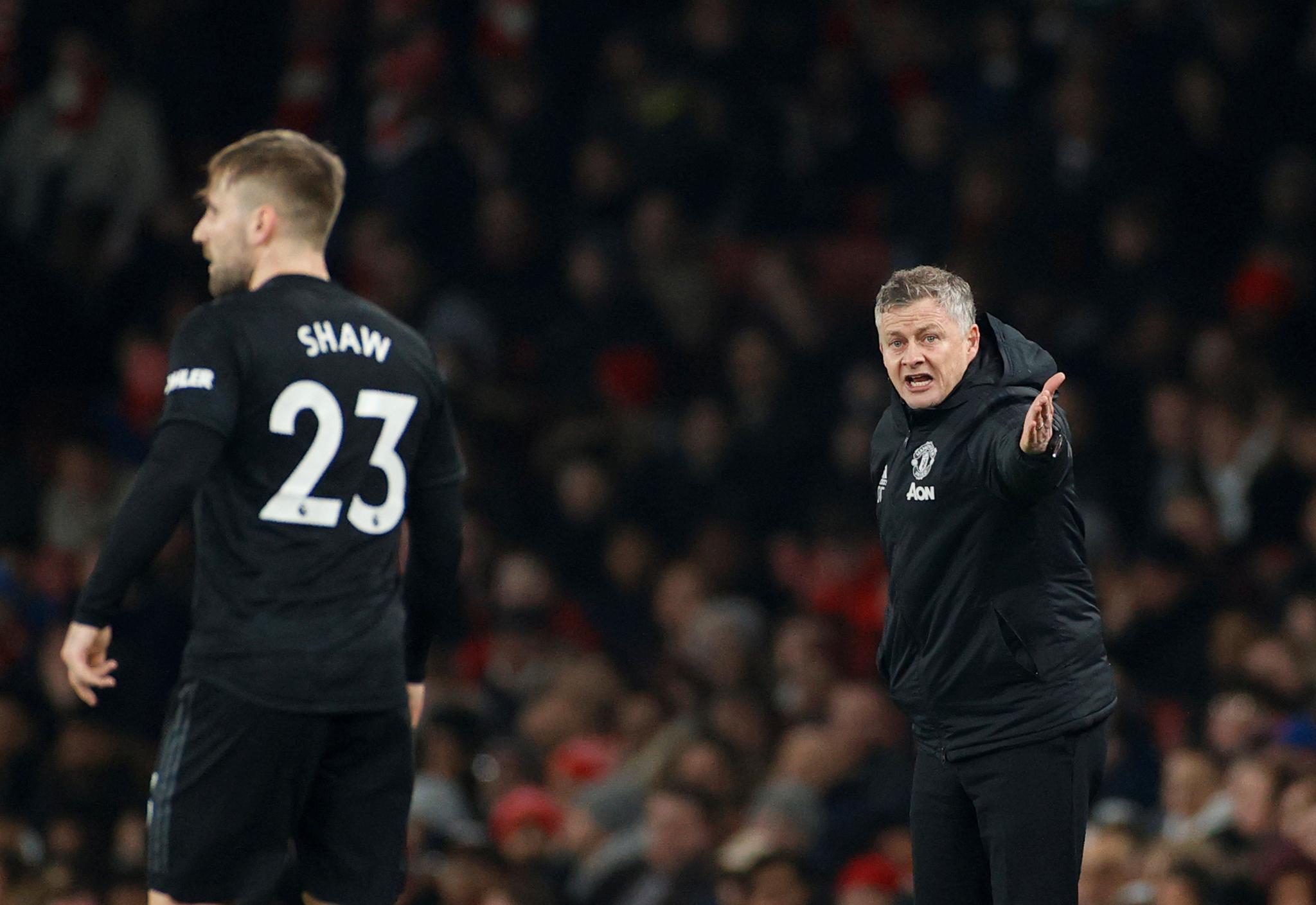 Ole Gunnar Solskjær og hans Manchester United fikk en tung kveld i London onsdag.