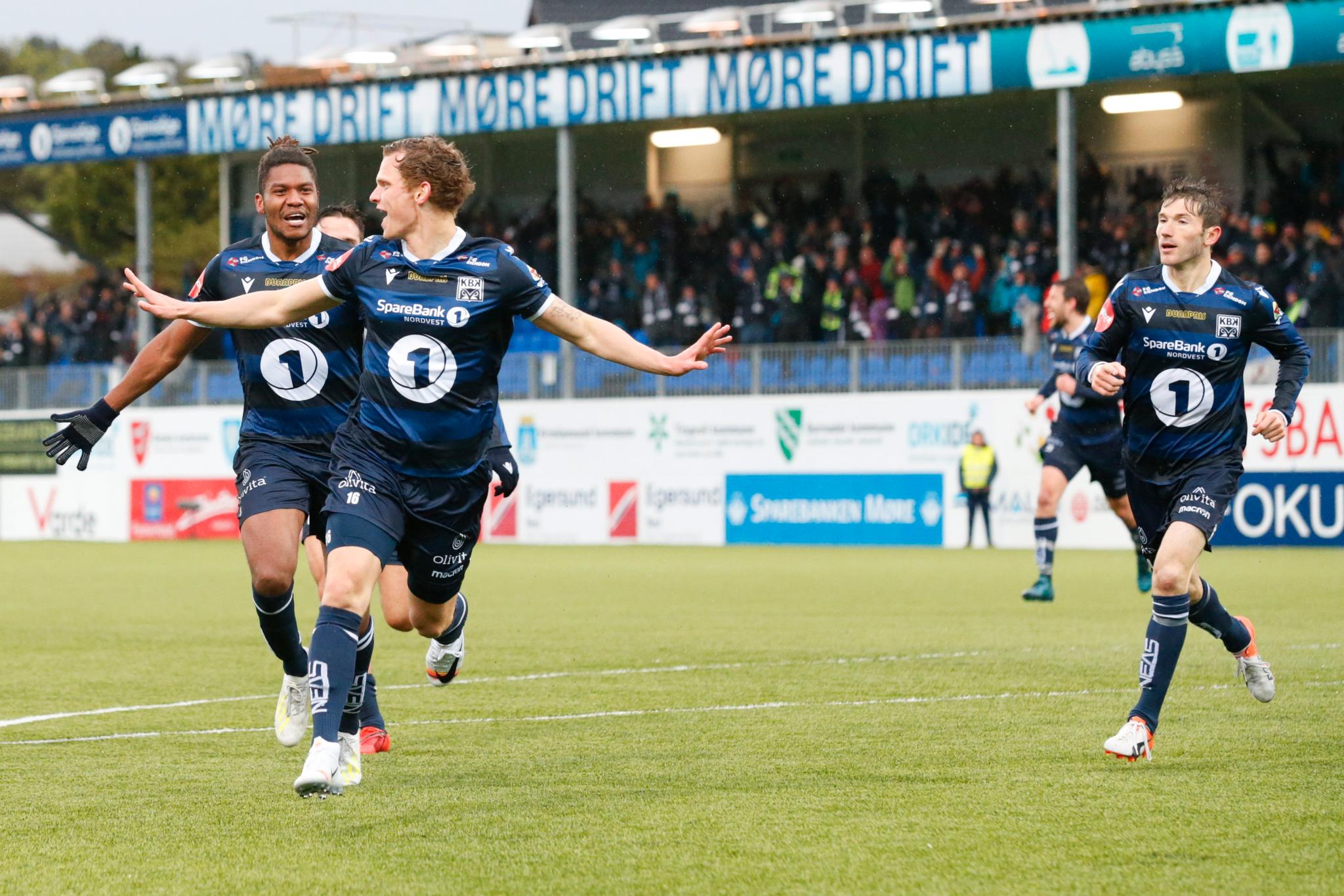Meinhard Egilsson Olsen sikret 1-0-seier for Kristiansund mot Tromsø. 
