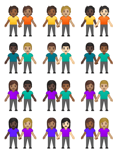 Forslag til hvordan noen av de nye emojiene kan se ut.