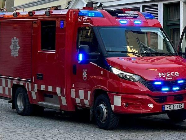 Building Fire in Sandviken: Two People Treated by Doctor but Not Injured