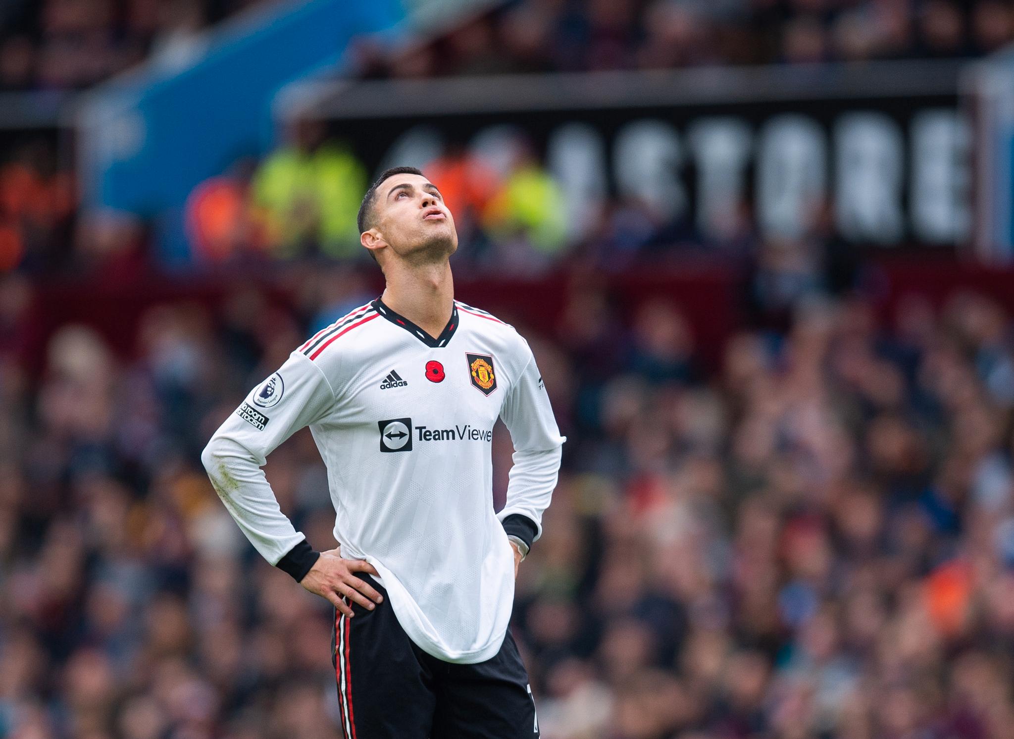 UTE – FOR GODT? Cristiano Ronaldo har vært ute av Manchester Uniteds tropp de siste to kampene. Nå skal han spille VM i Qatar for Portugal, hans femte verdensmesterskap.