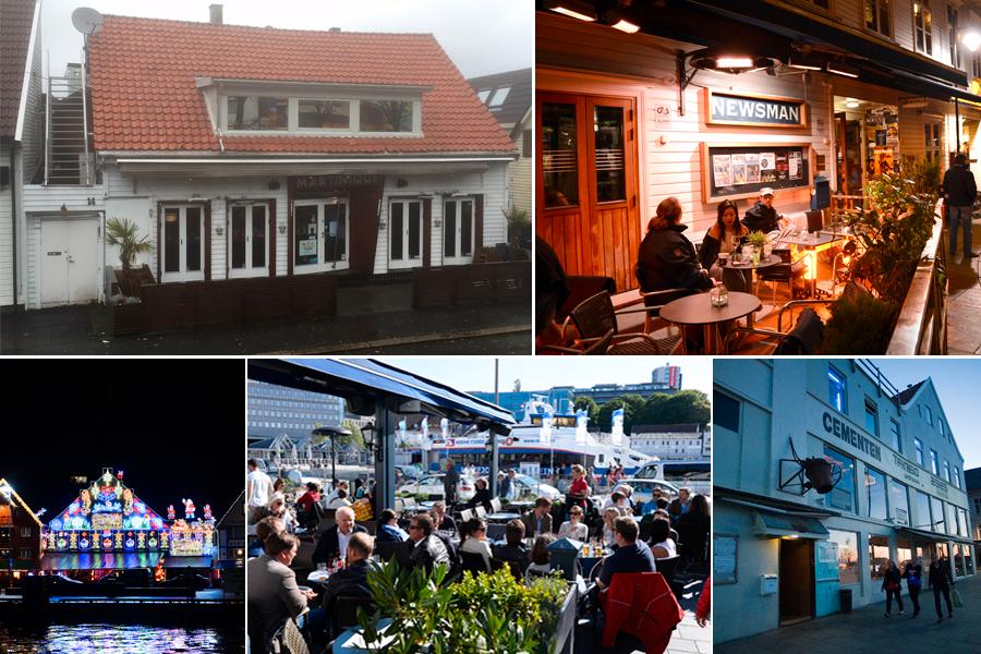 LØNNSOMME: Martinique, Newsman, Beverly, Hansen Hjørnet og Cementen er blant Stavangers mest lønnsomme utesteder.