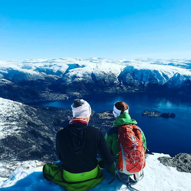  Flott utsikt fra Brøknipa. 